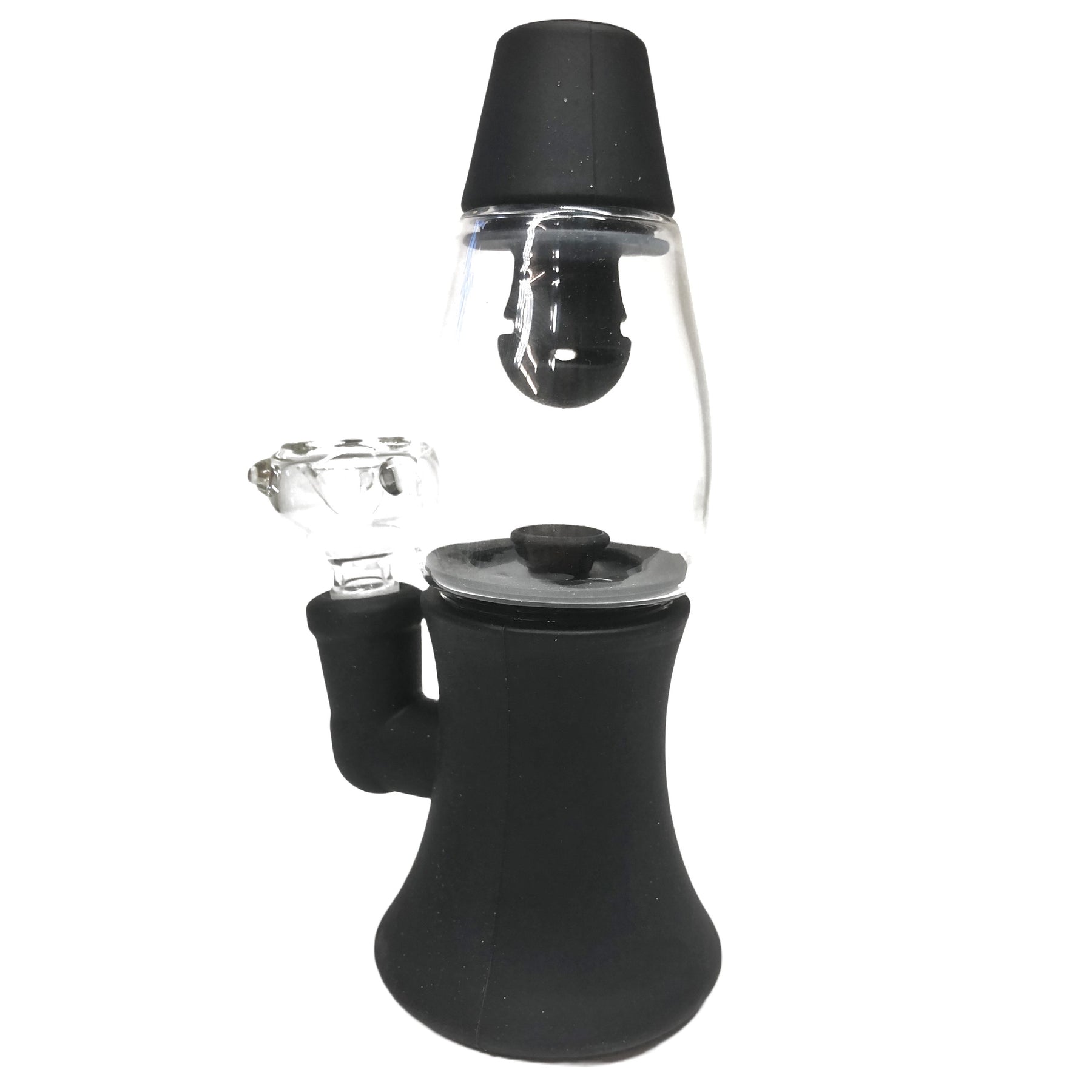 Black Silicone Lava Lamp Bong