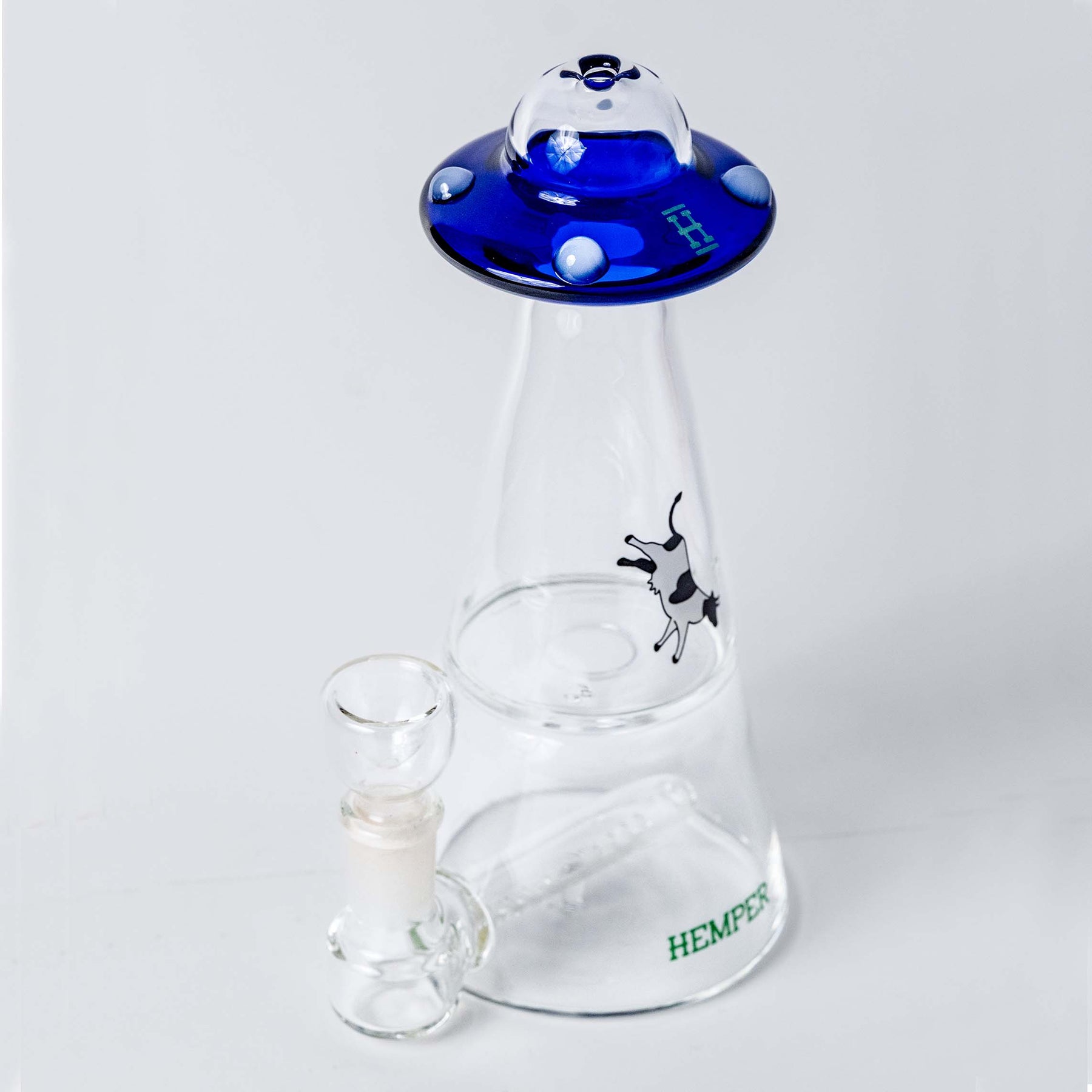 Blue Vortex UFO Bong by Hemper