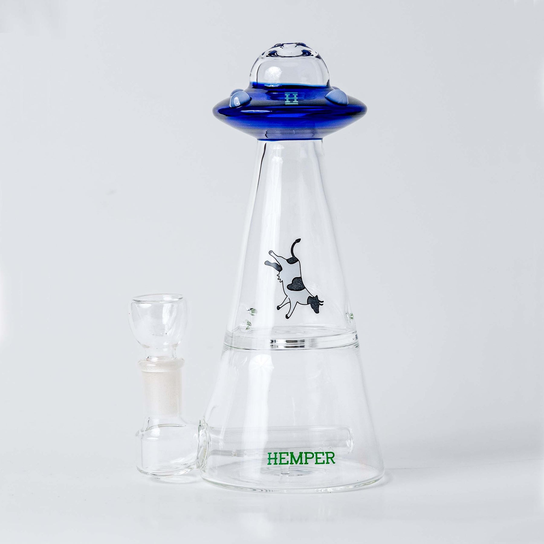 Blue Vortex Hemper Bong
