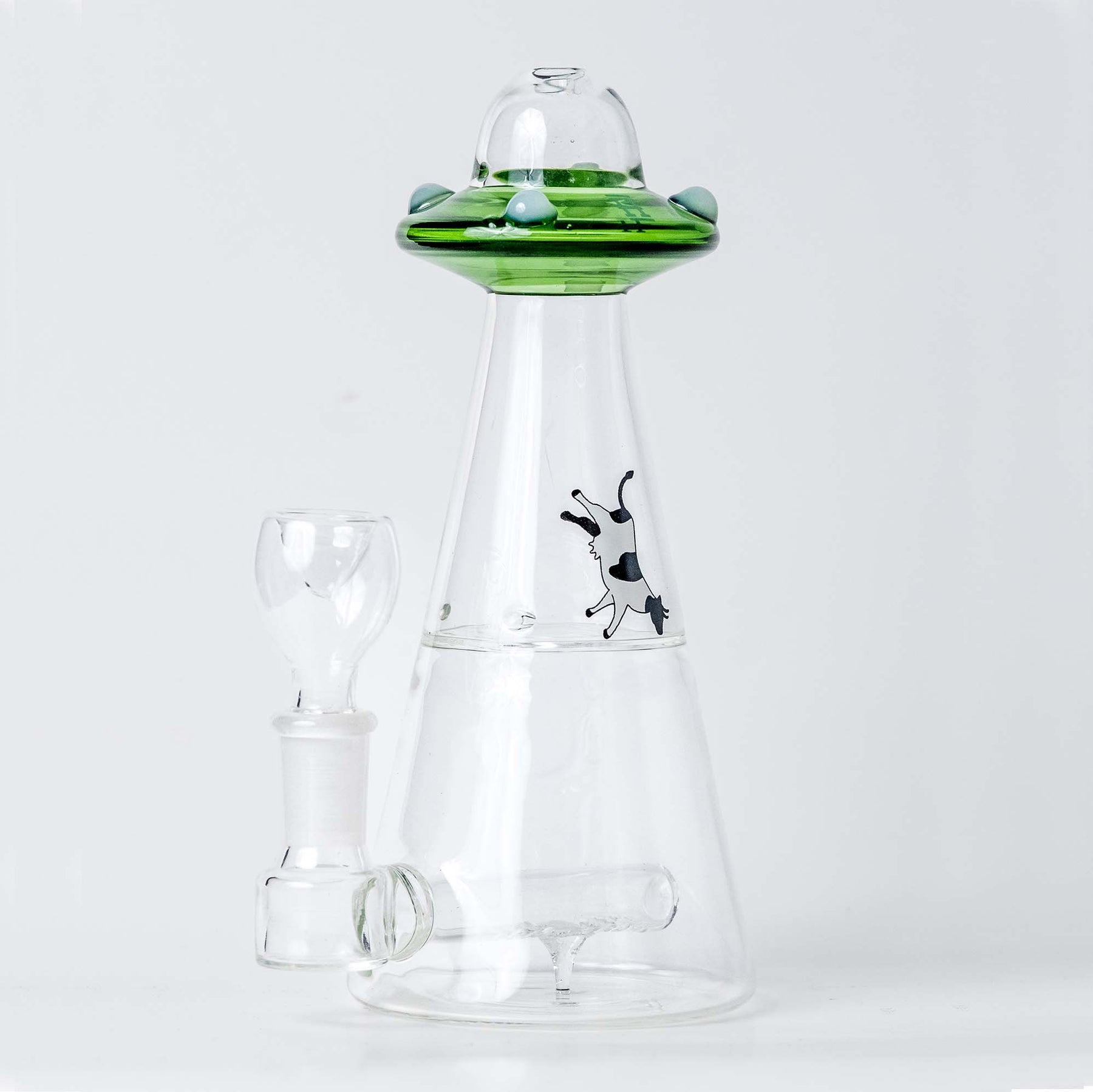 UFO Bong in Green Color by Hemper