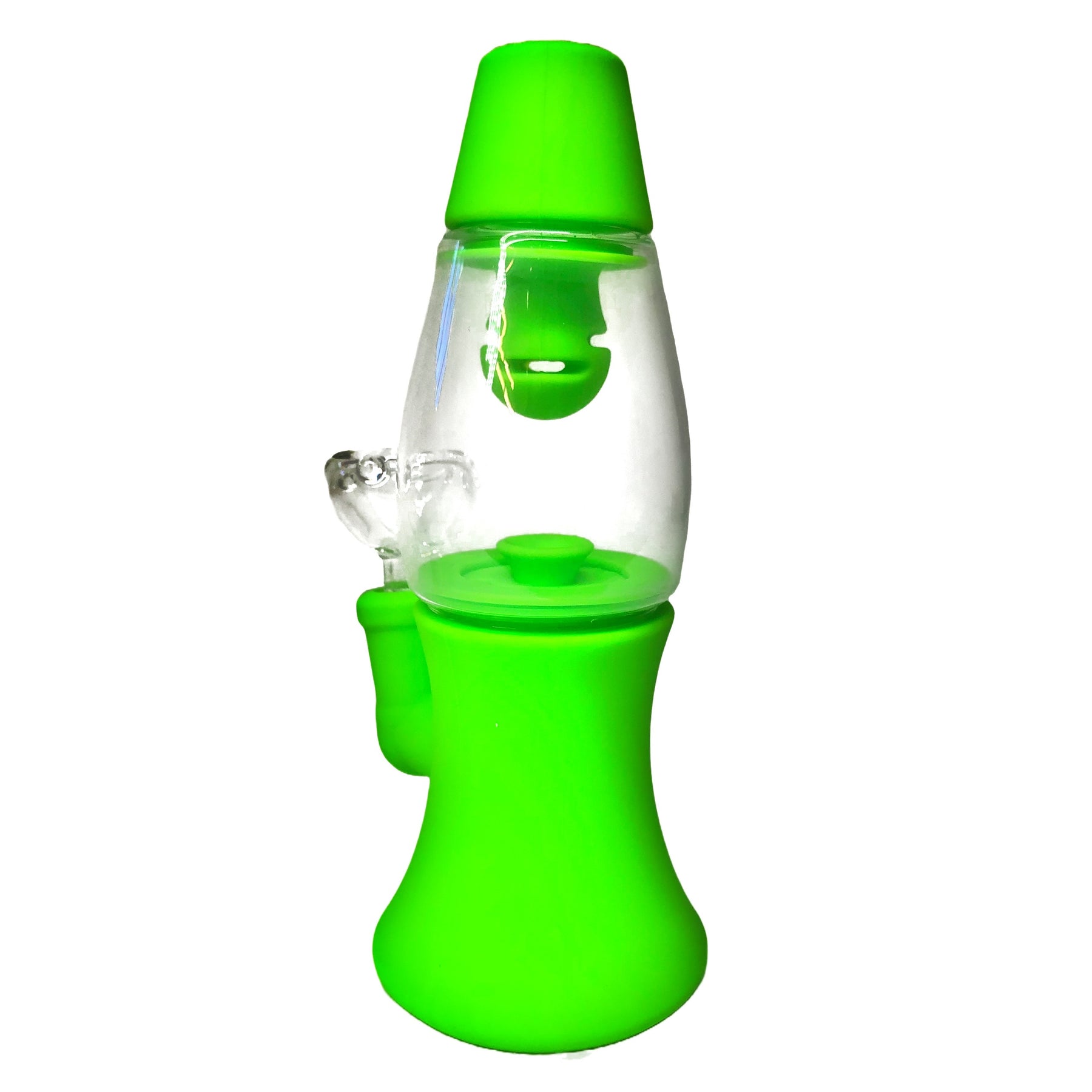 Green Silicone Lava Lamp Bong