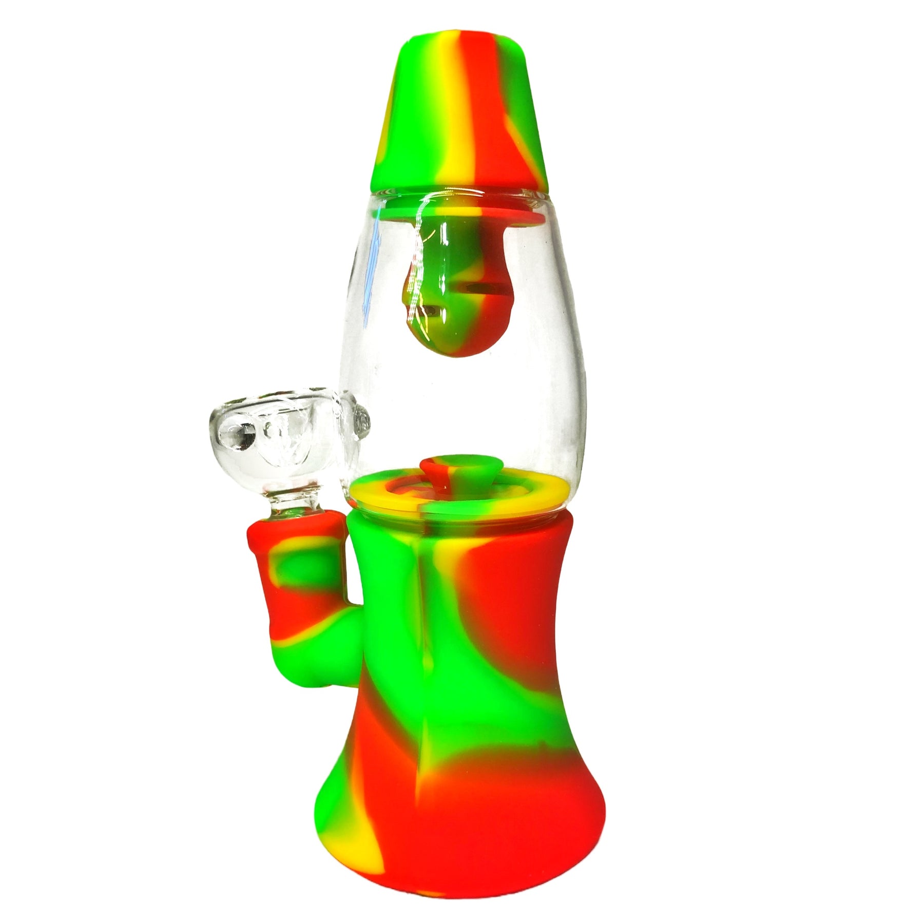 Lava Lamp Green And Red Bong