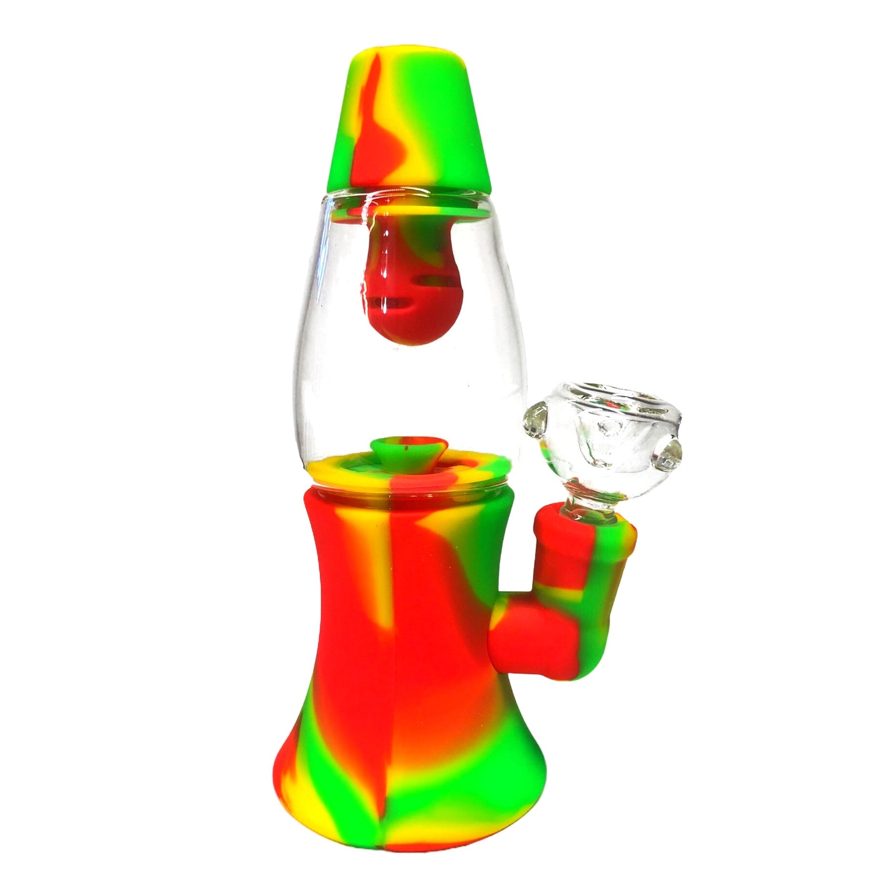 Lava Lamp Red And Green Bong