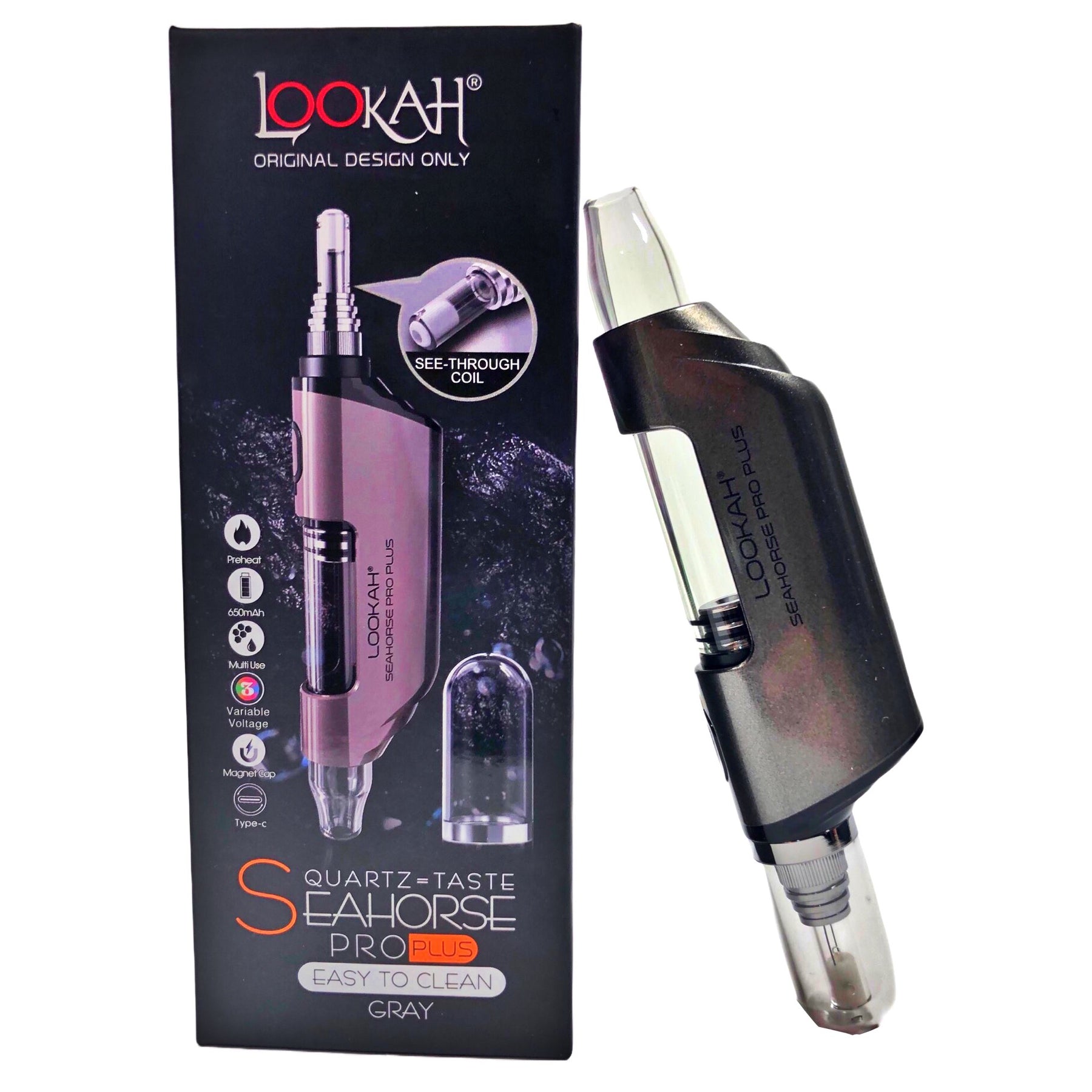 Lookah Seahorse Plus Color Gray