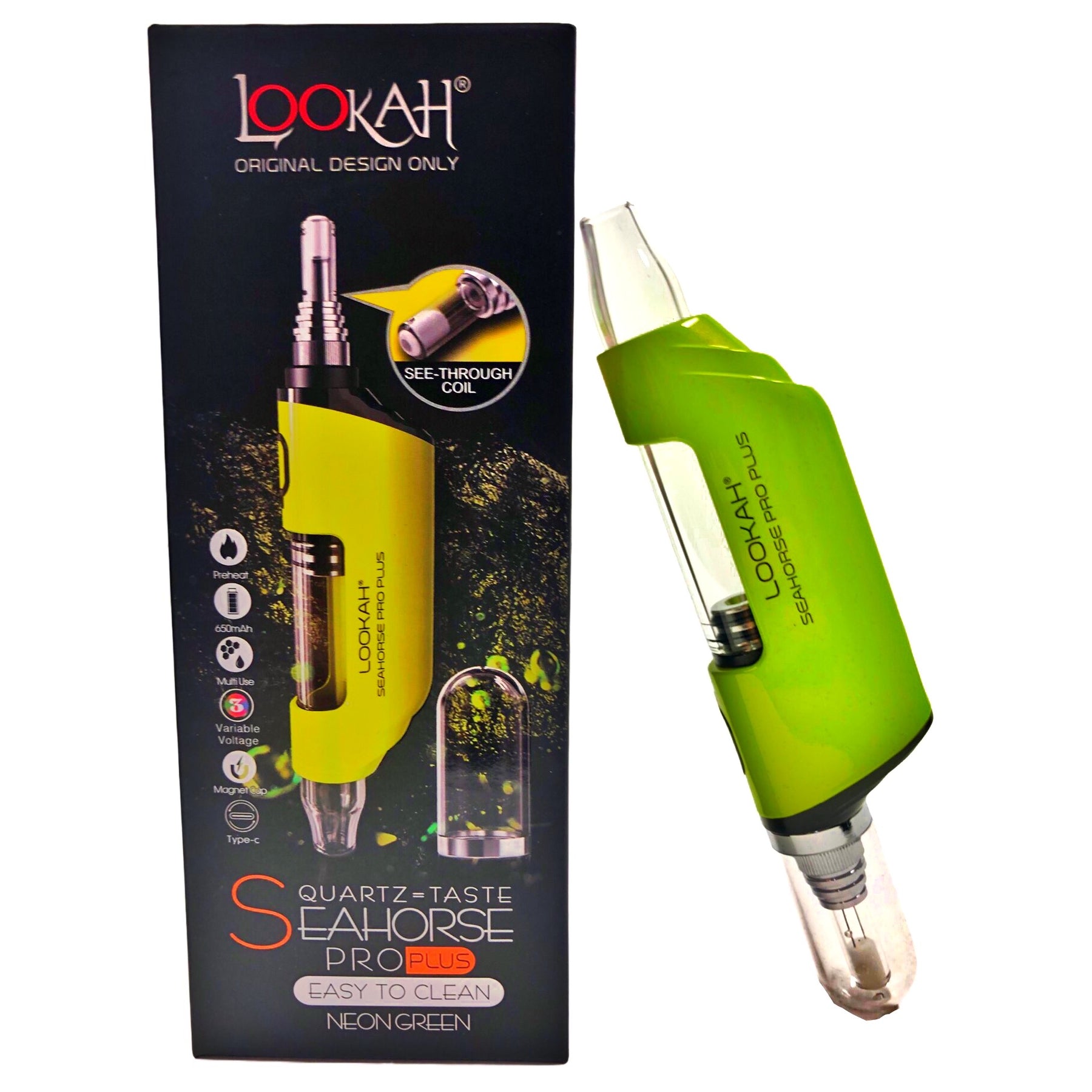 Lookah Seahorse Plus Color Neon Green