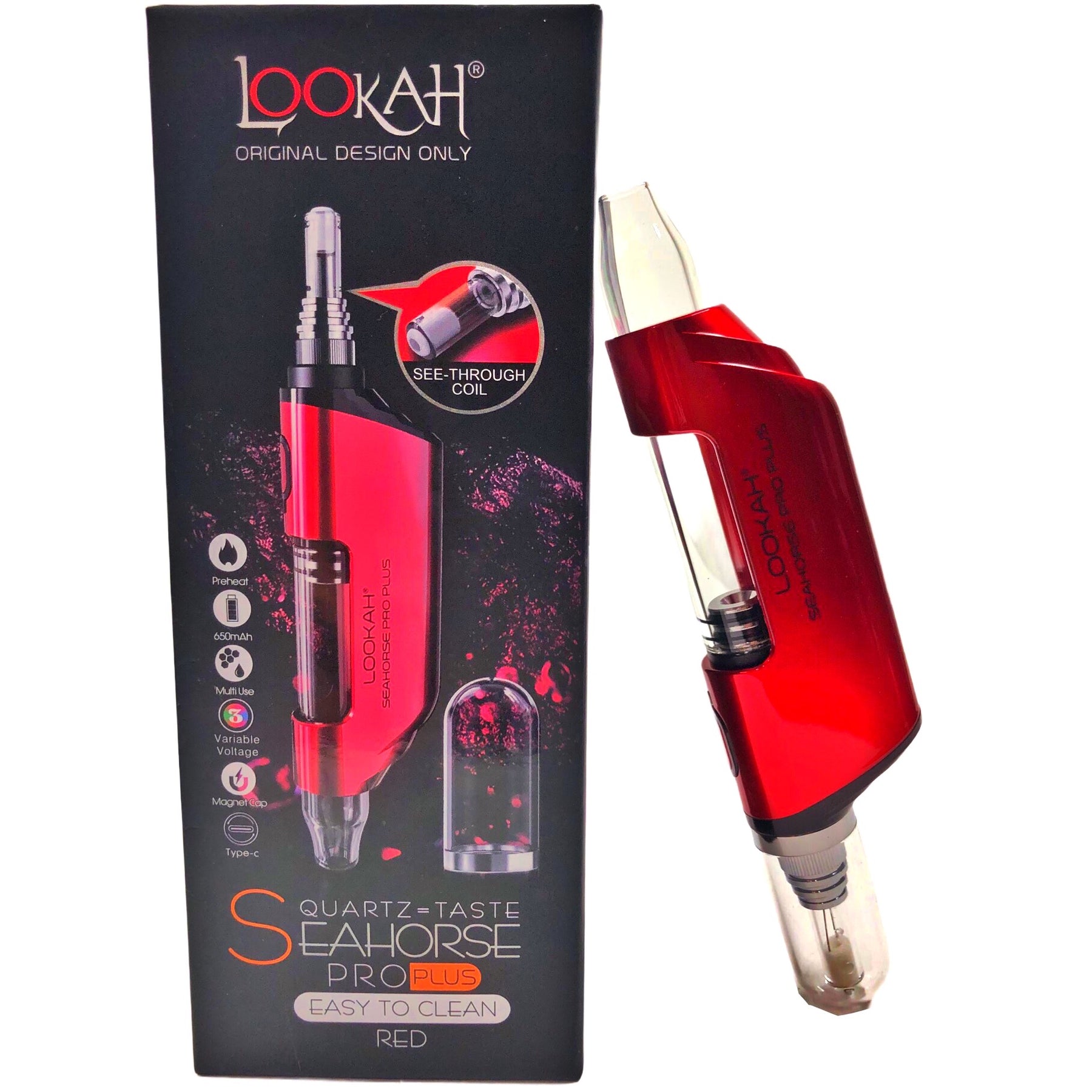 Lookah Seahorse Plus Color Red