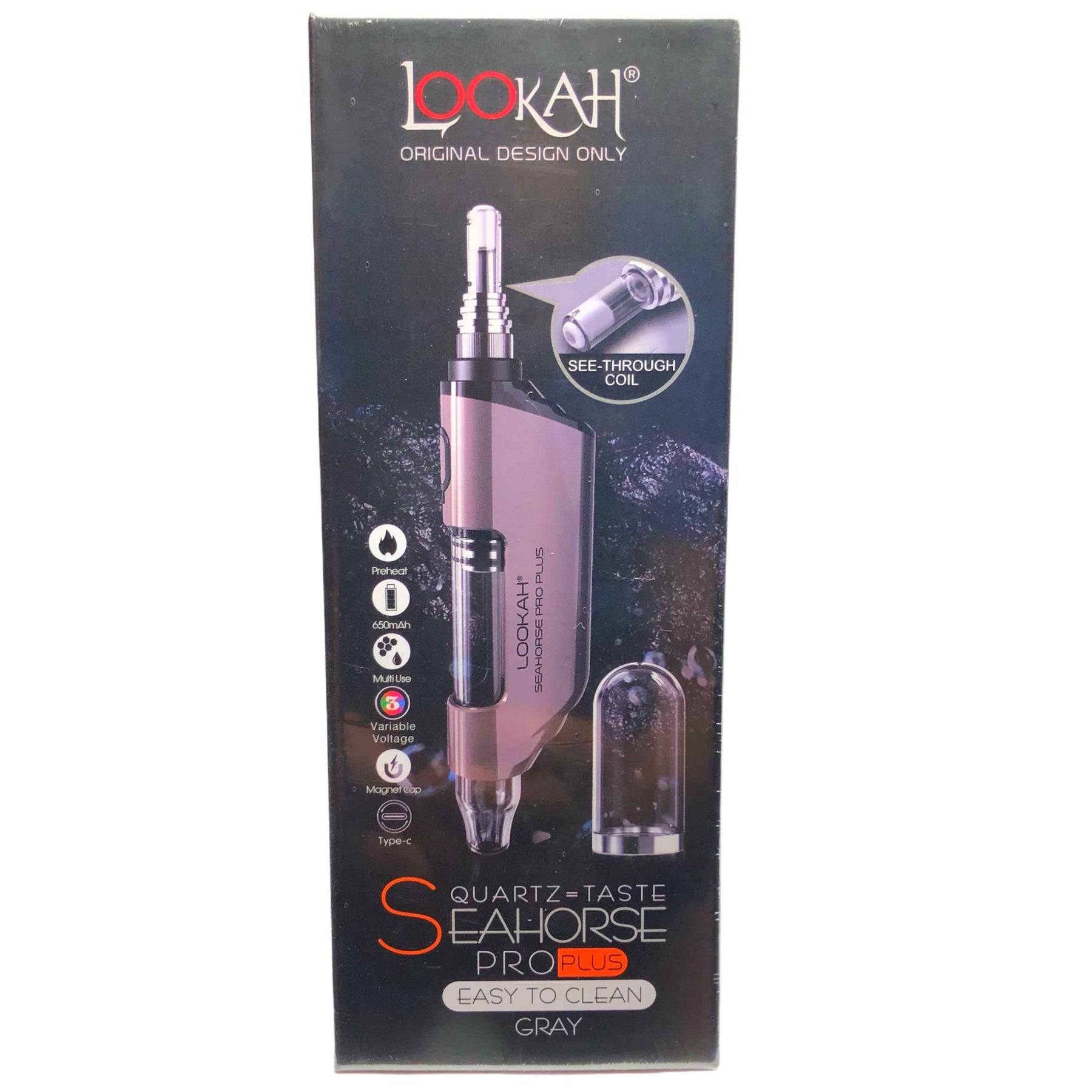 Lookah Seahorse Plus Gray Color