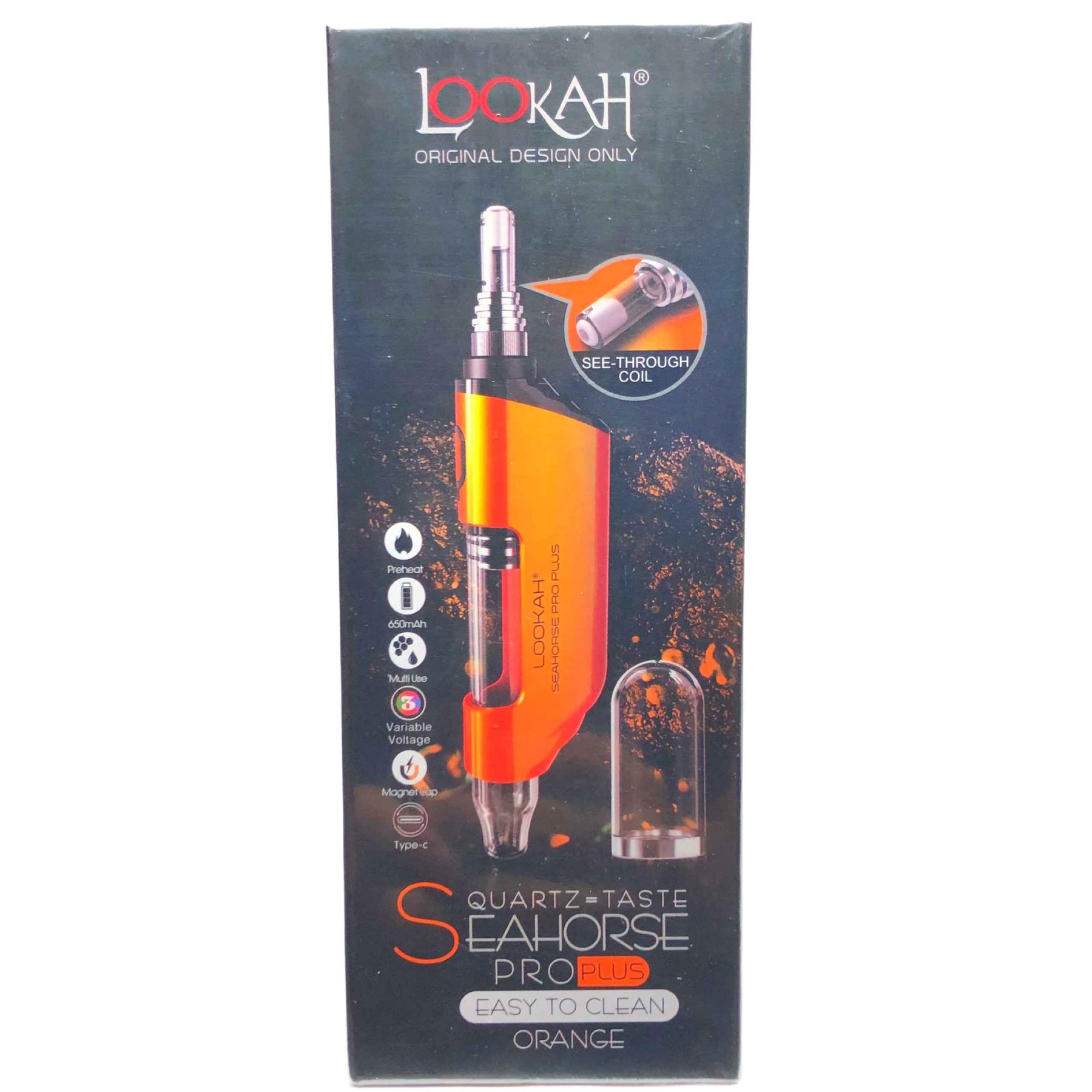 Lookah Seahorse Plus Orange Color