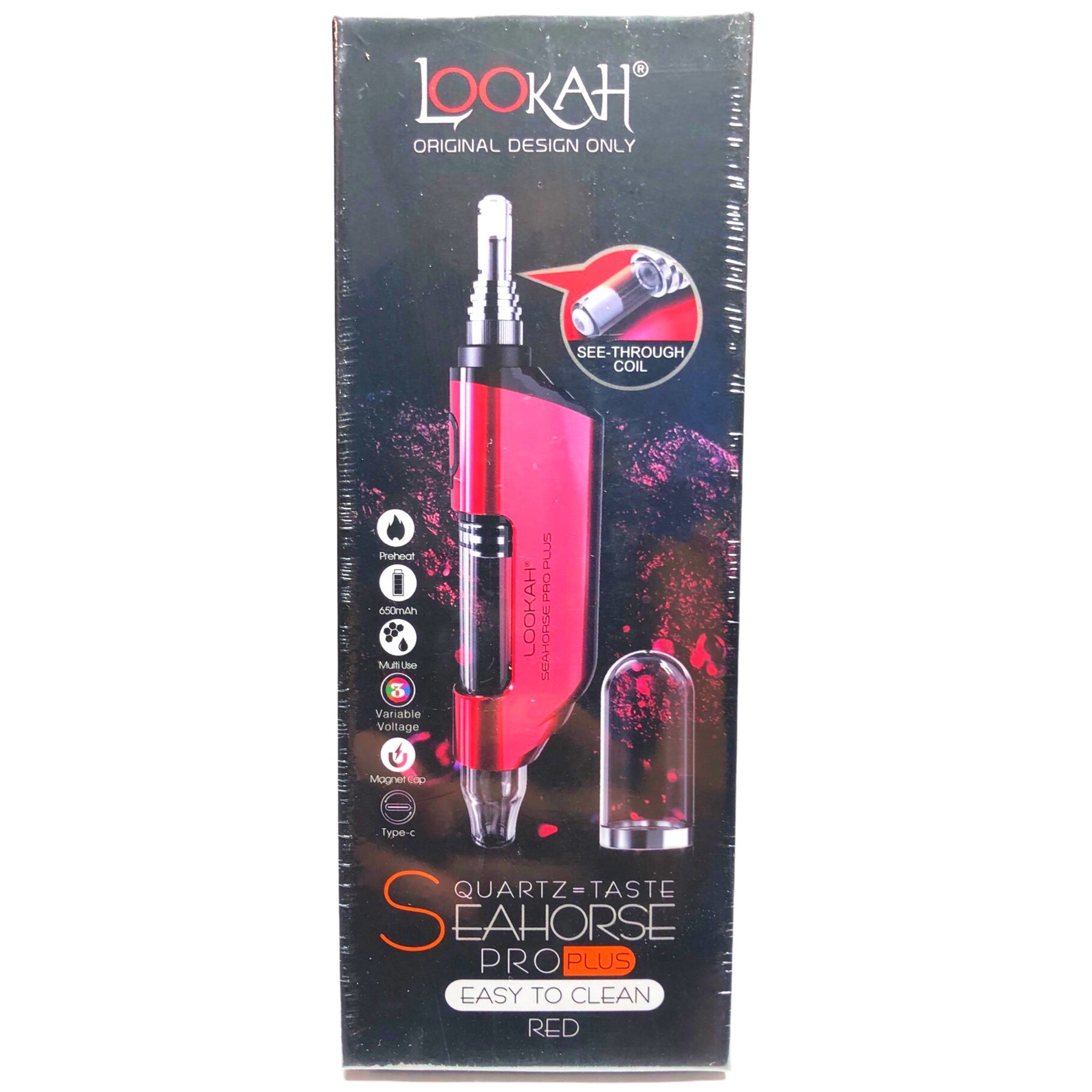 Lookah Seahorse Plus Red Color