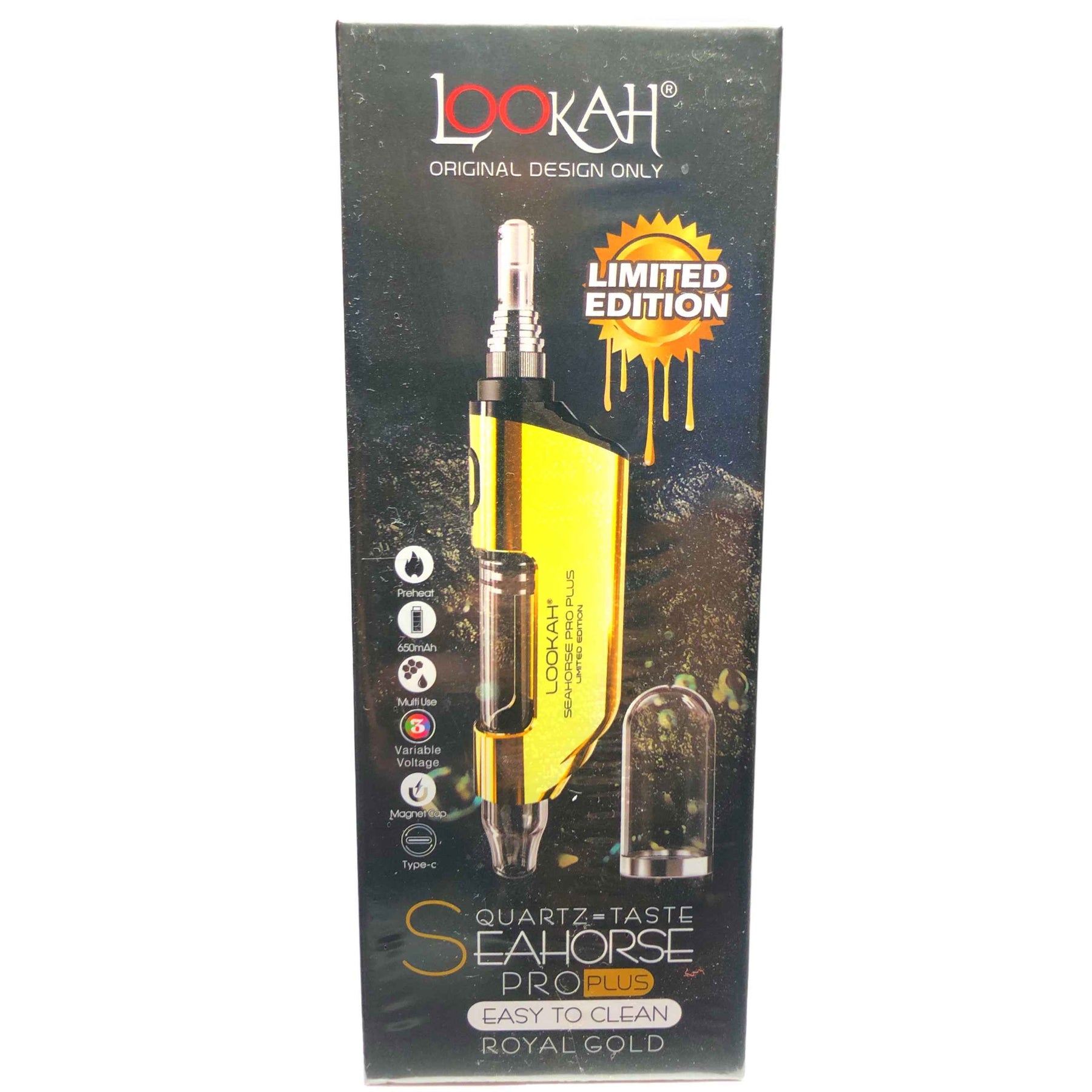 Lookah Seahorse Plus Royal Gold Color