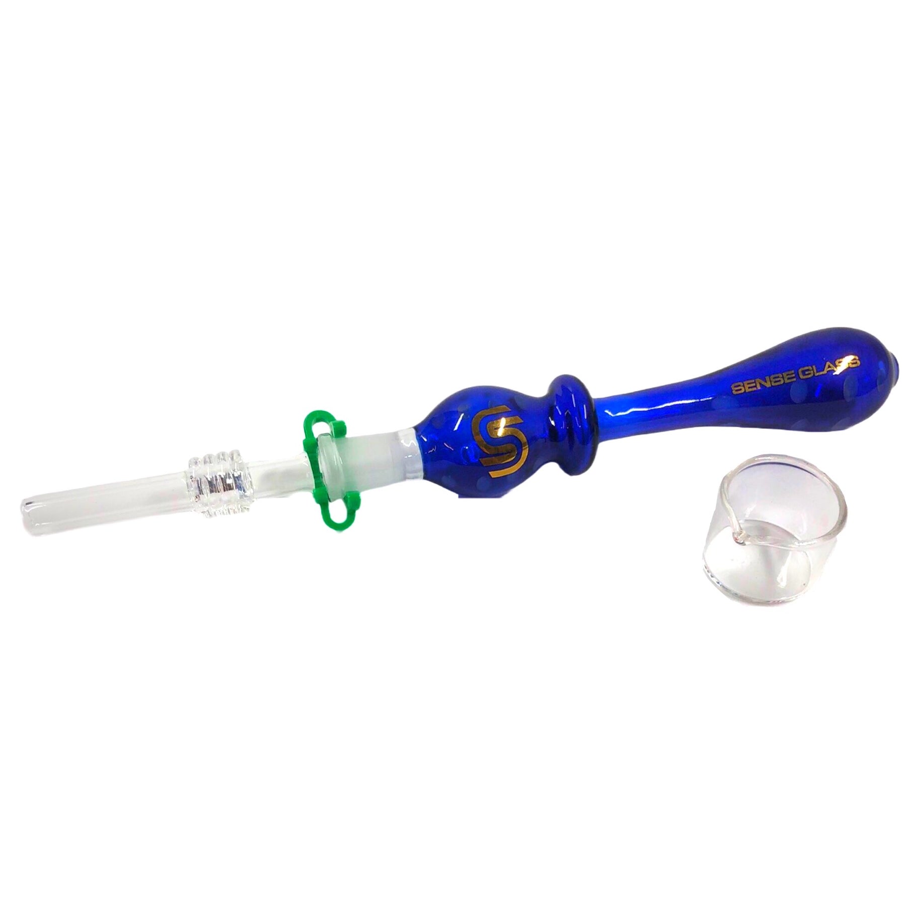 Sense Glass Nectar Collector Dark Blue Color
