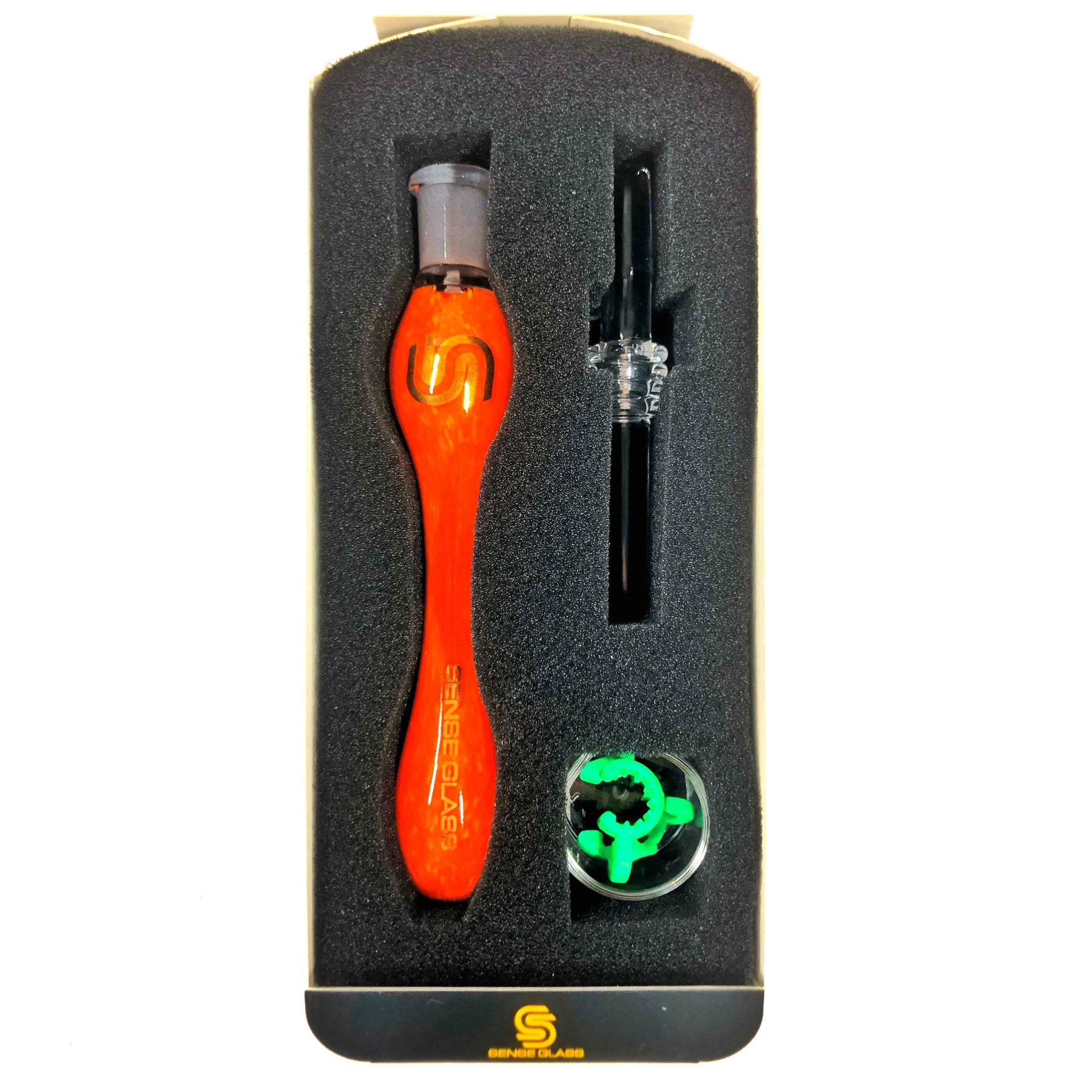 Sense Glass Nectar Collector Orange Color Inside