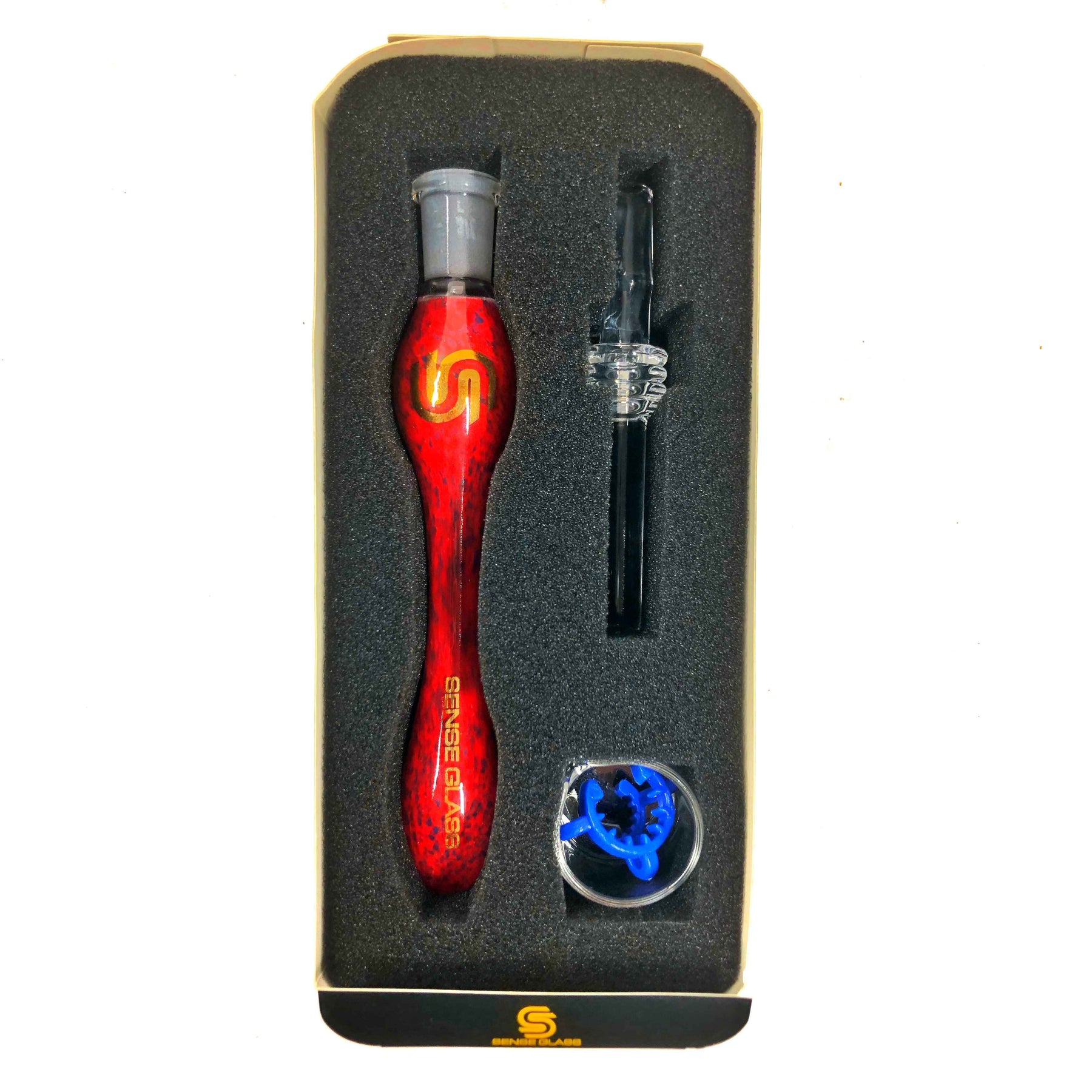 Sense Glass Nectar Collector Red Color