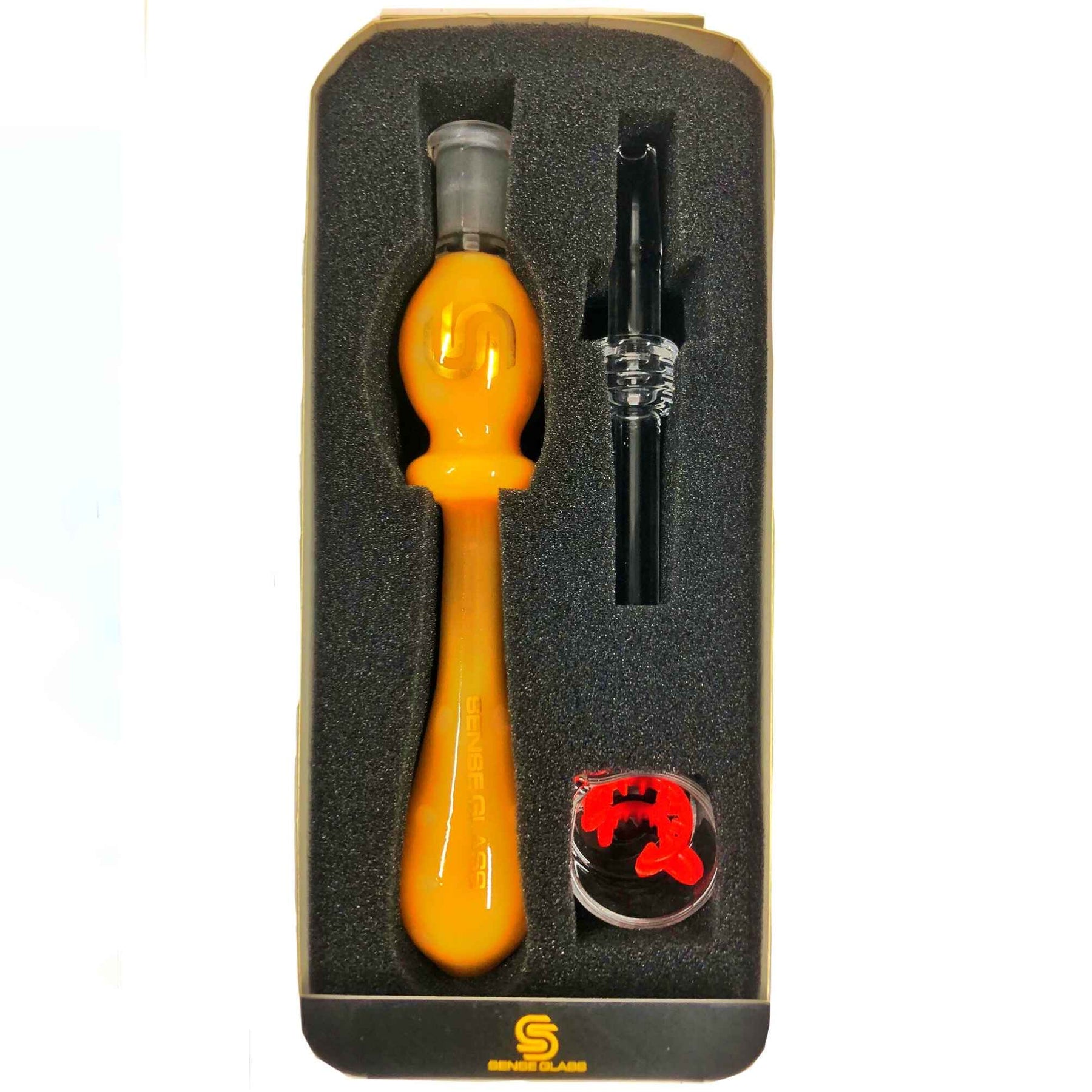 Sense Glass Nectar Collector Yellow Color Package View