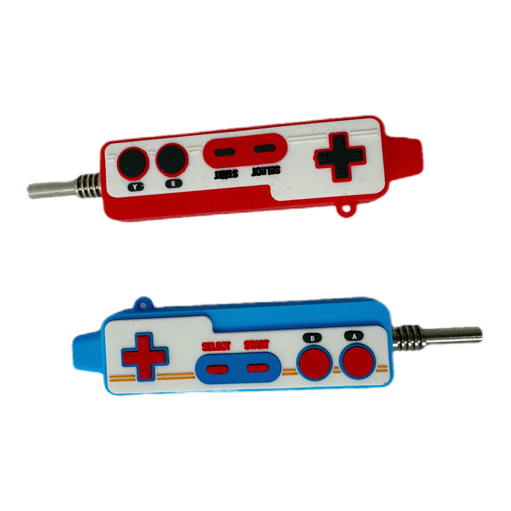 Red and Blue Silicone Nectar Collector