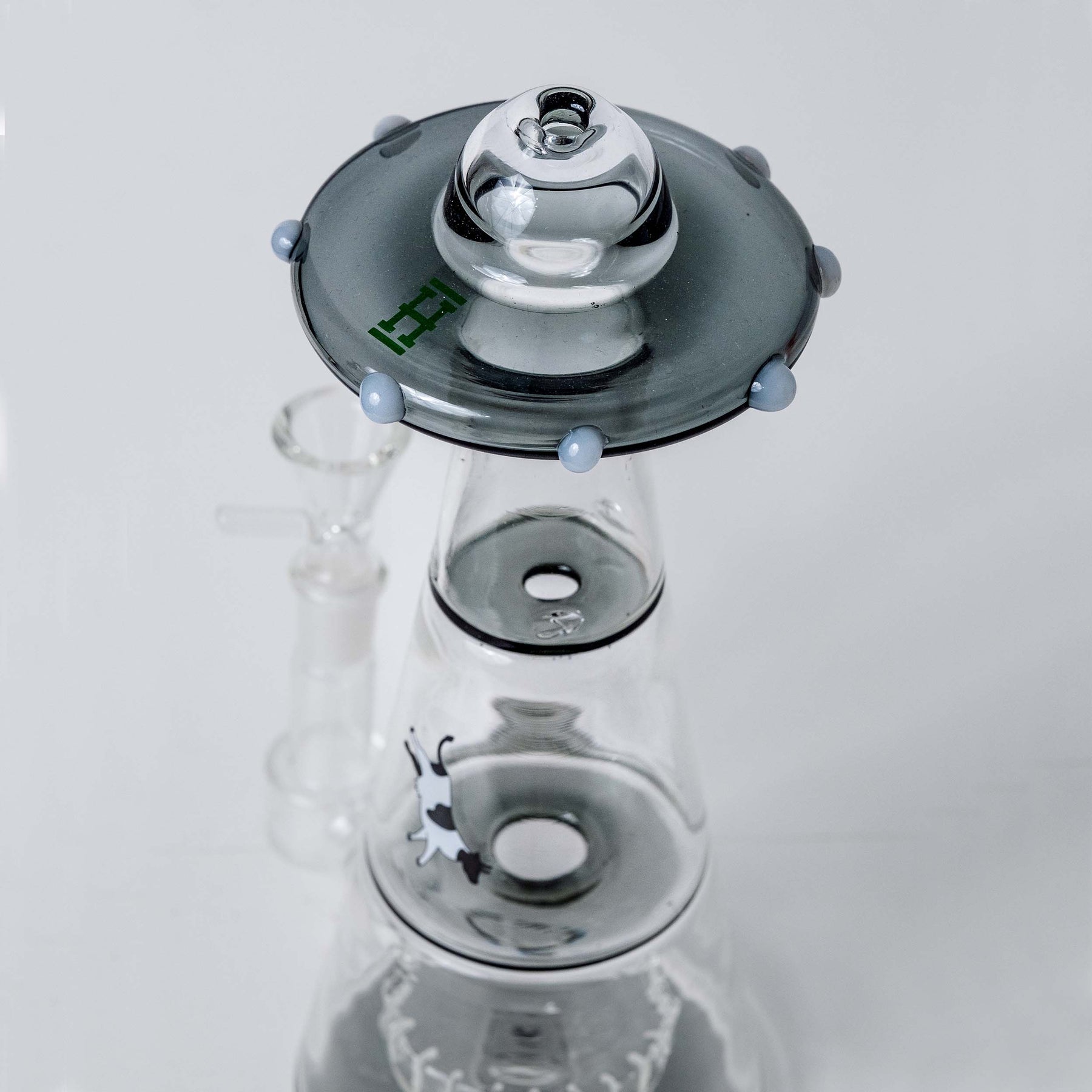 XL Mothership UFO Vortex Bong Smoke Color