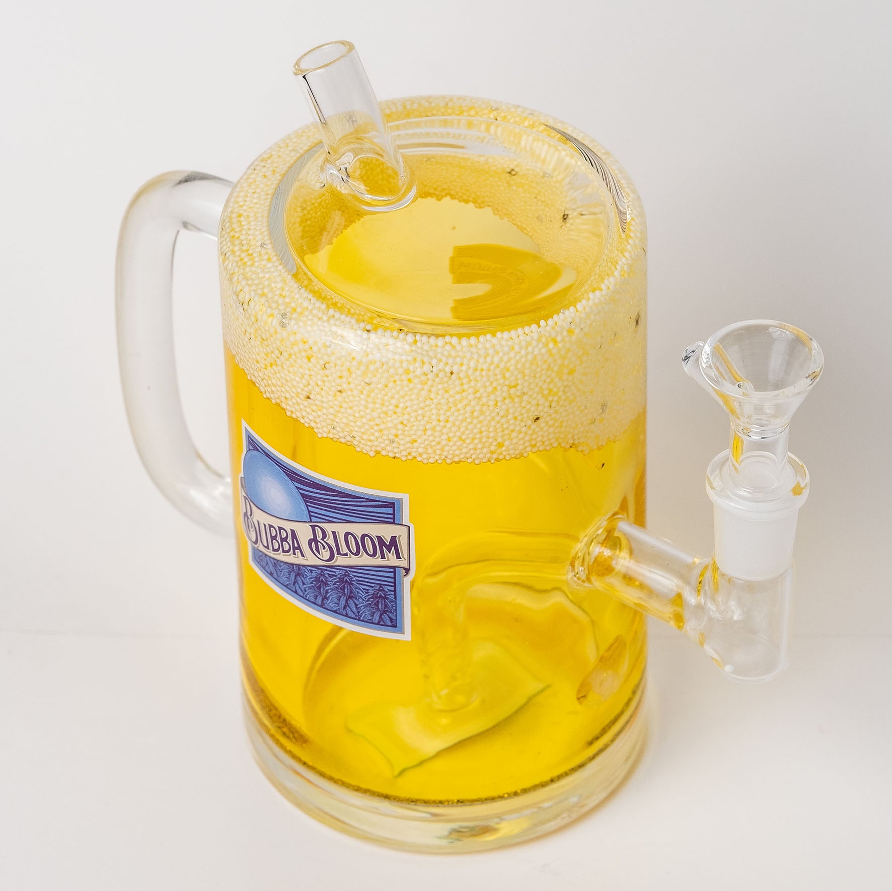 Top View of Beer Mug Bong