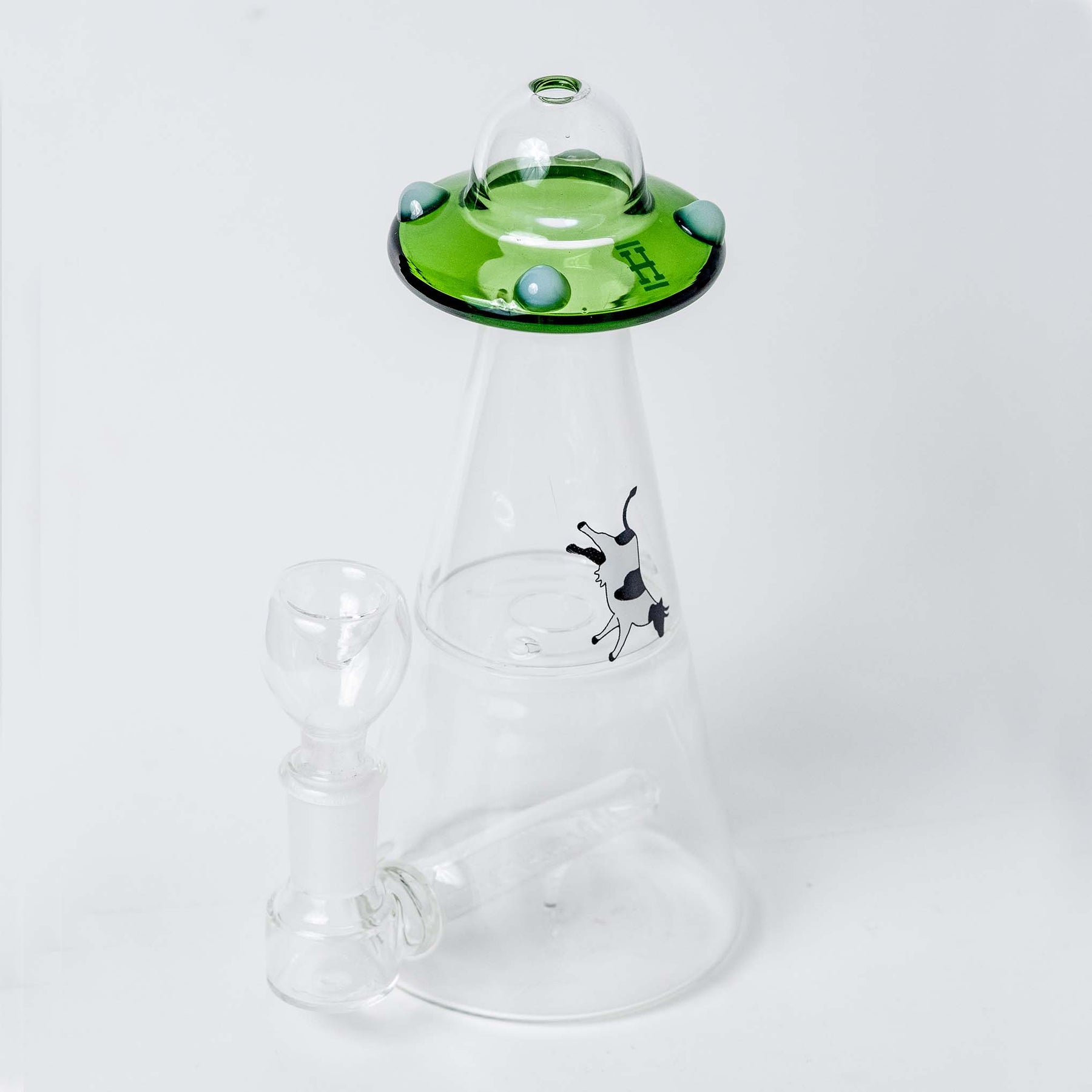 Green Vortex Bong UFO By Hemper