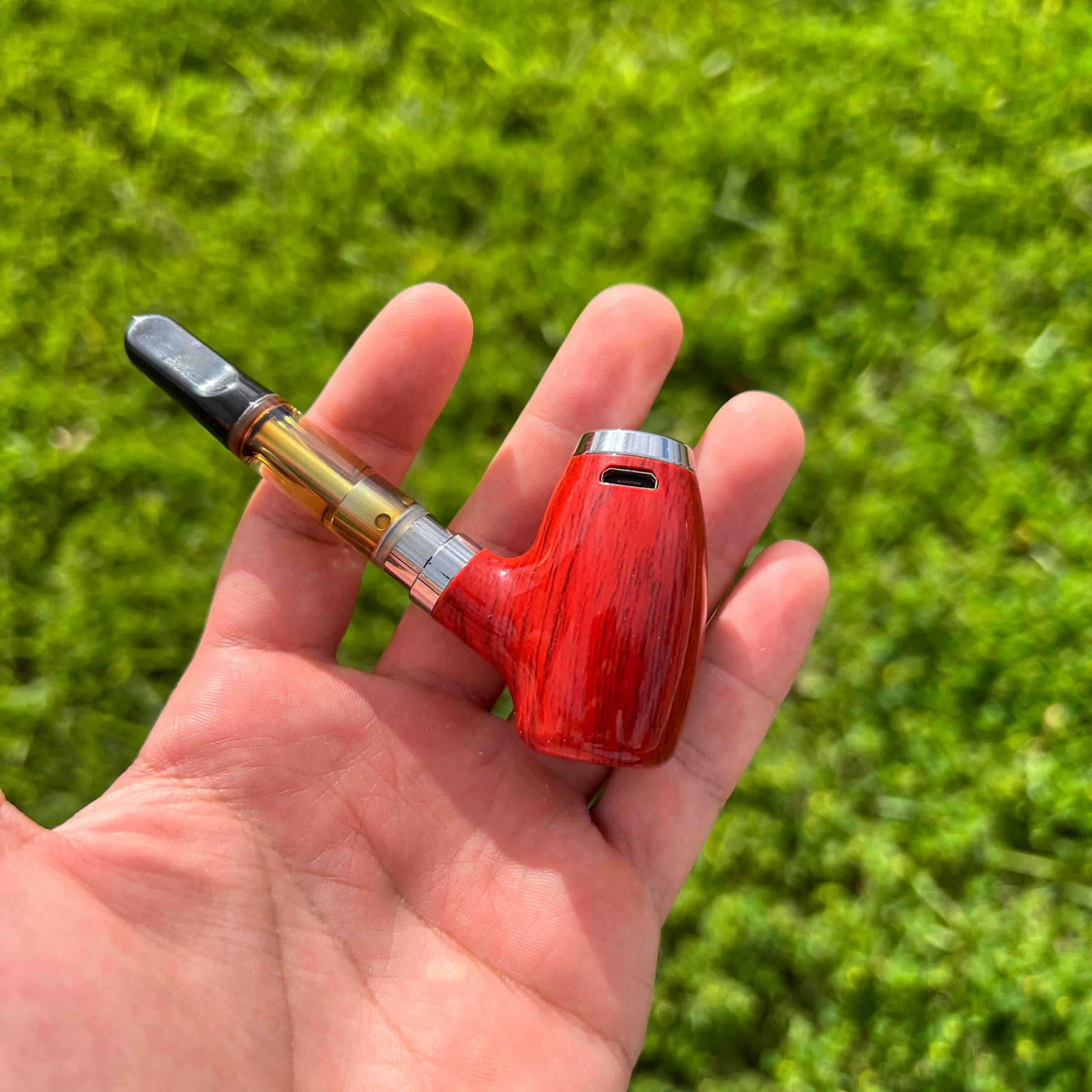 old school vintage style pipe battery