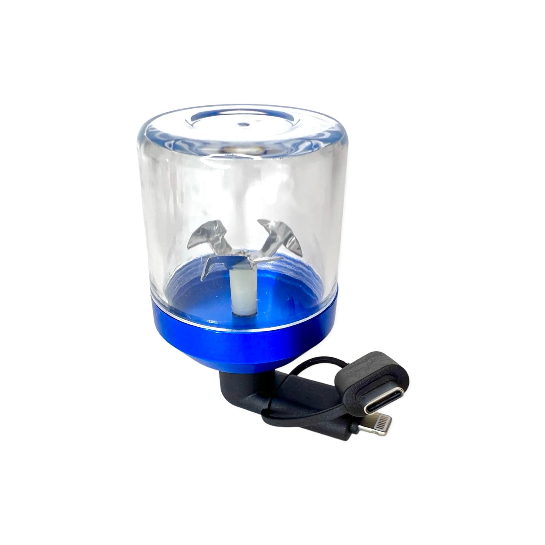 Blue Electric Grinder for herb