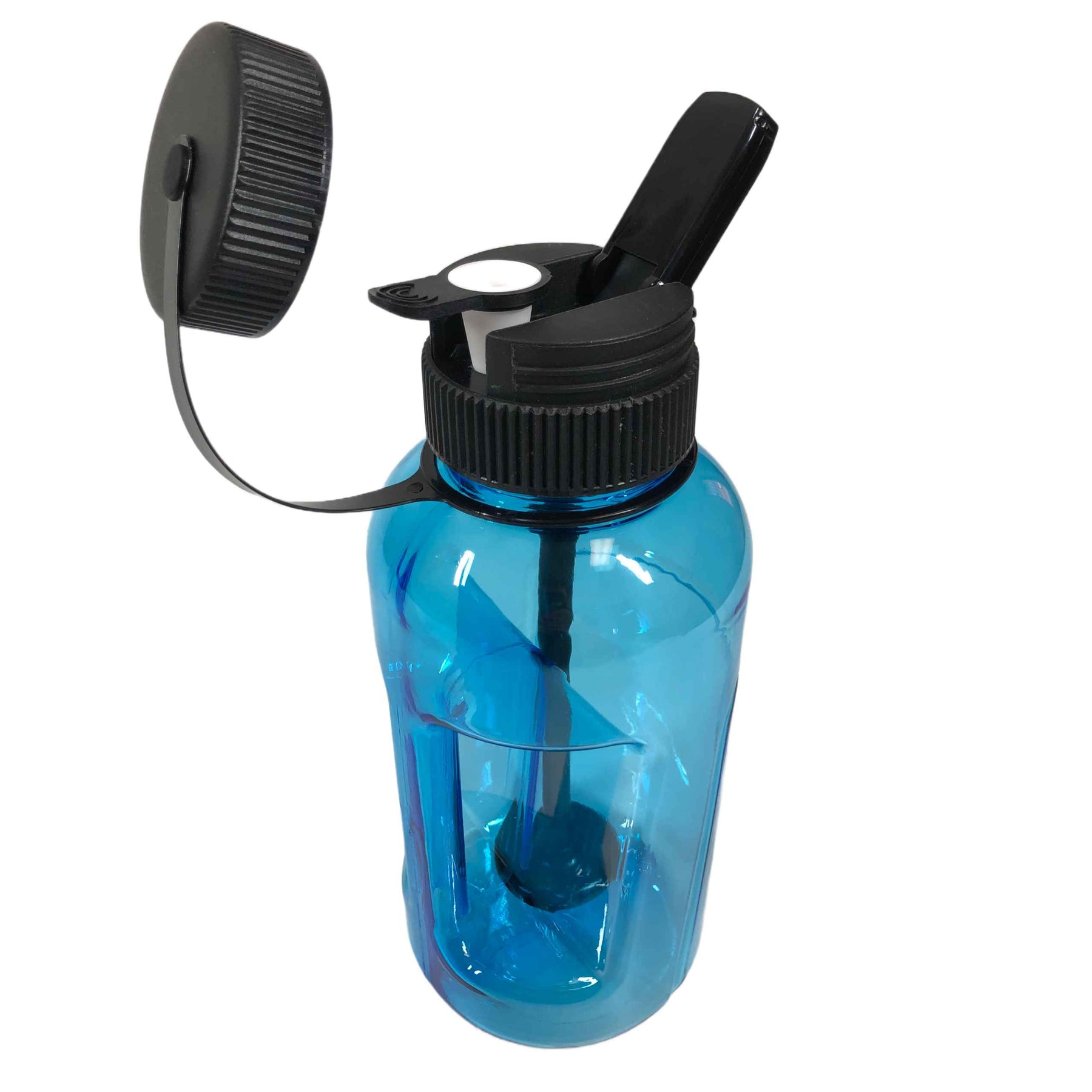 My Zmokie Water Bottle Bong Blue Color Side View