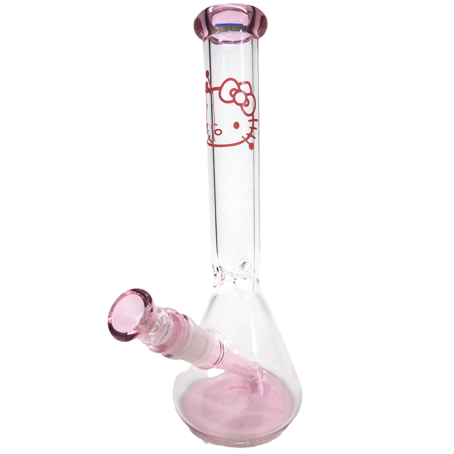 Pink Hello Kitty Bong Side View