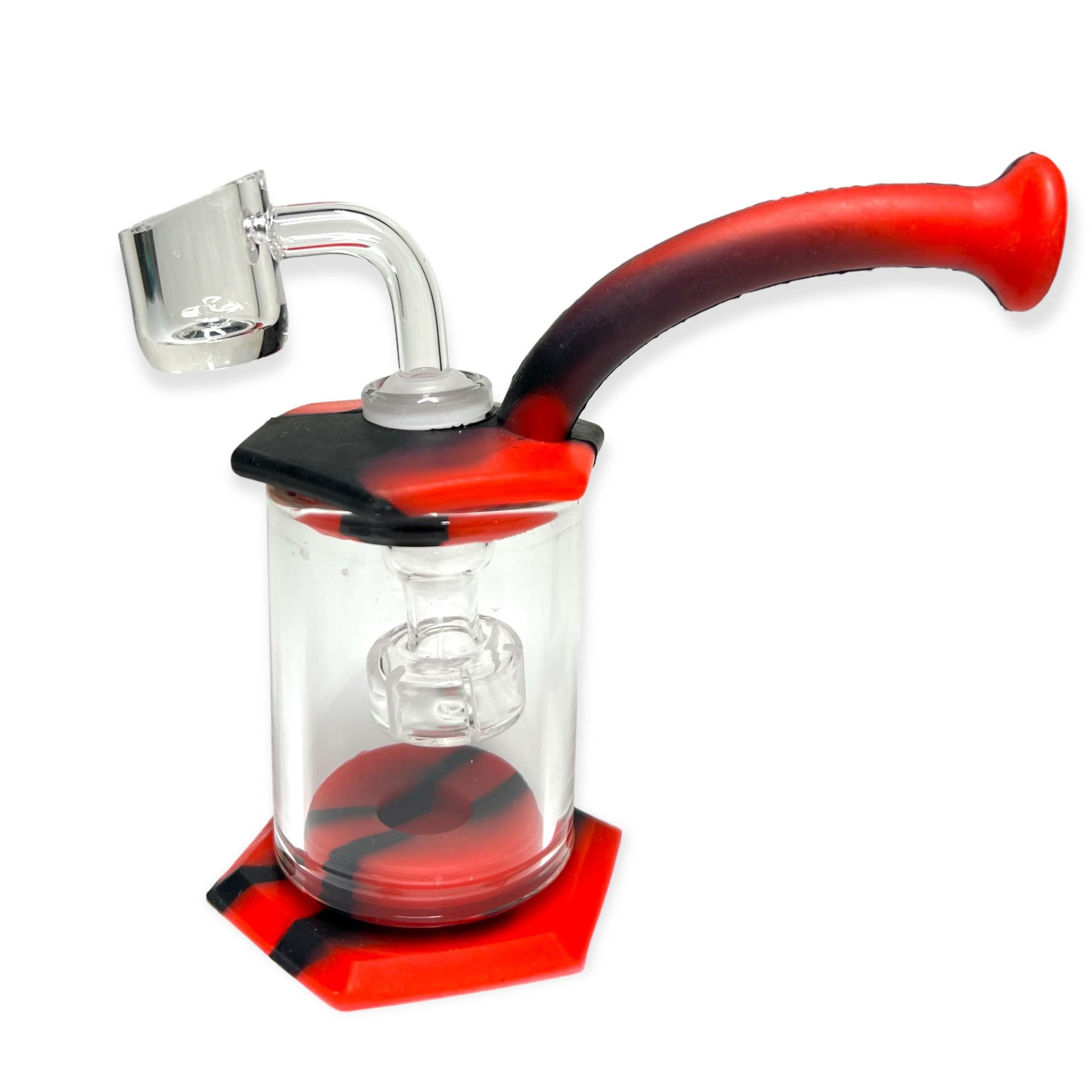 The best Mini Silicone Dab Rig with Percolator