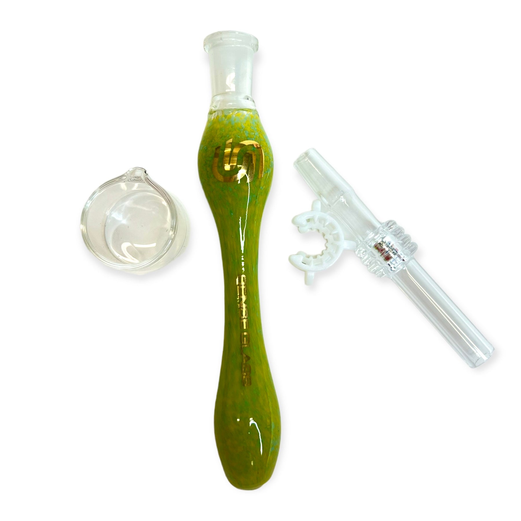 Sense Glass Nectar Collector in Custom Box/Case - Golden Leaf Shop