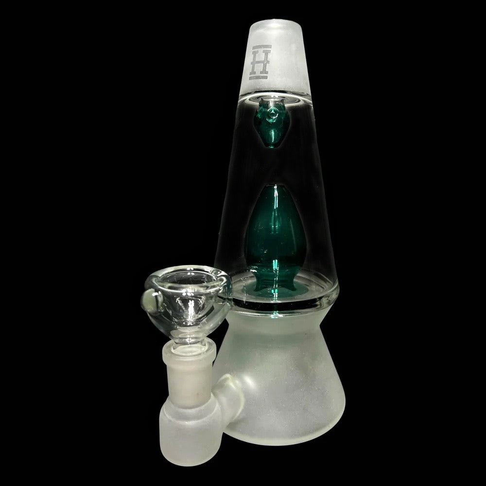 Teal Lava Lamp Bong by Hemper