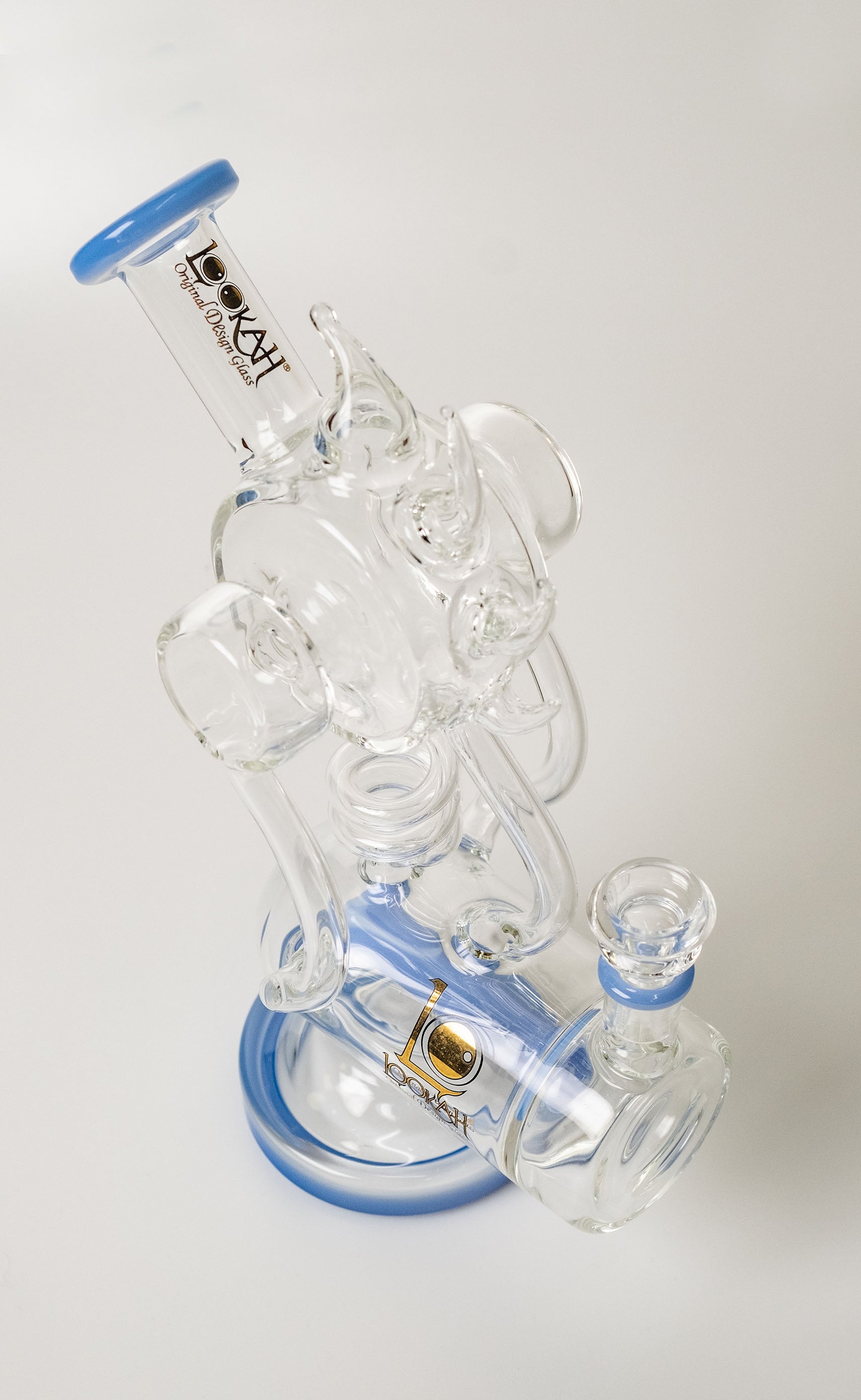 Blue Sunbird Bong by Lookah