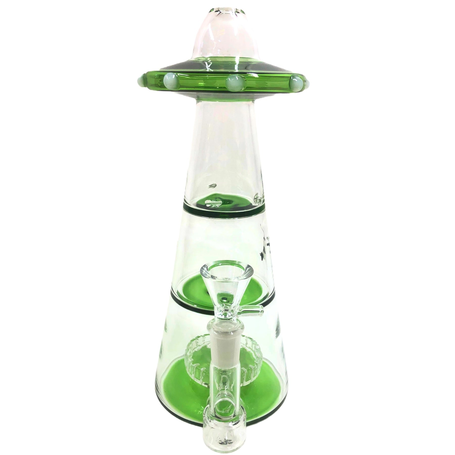 Ufo Vortex Bong Green Color