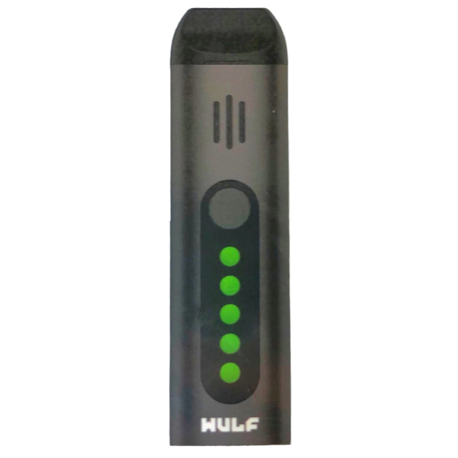Wulf Flora Dry Herb Vaporizer Color Gray And Green With Black Dots