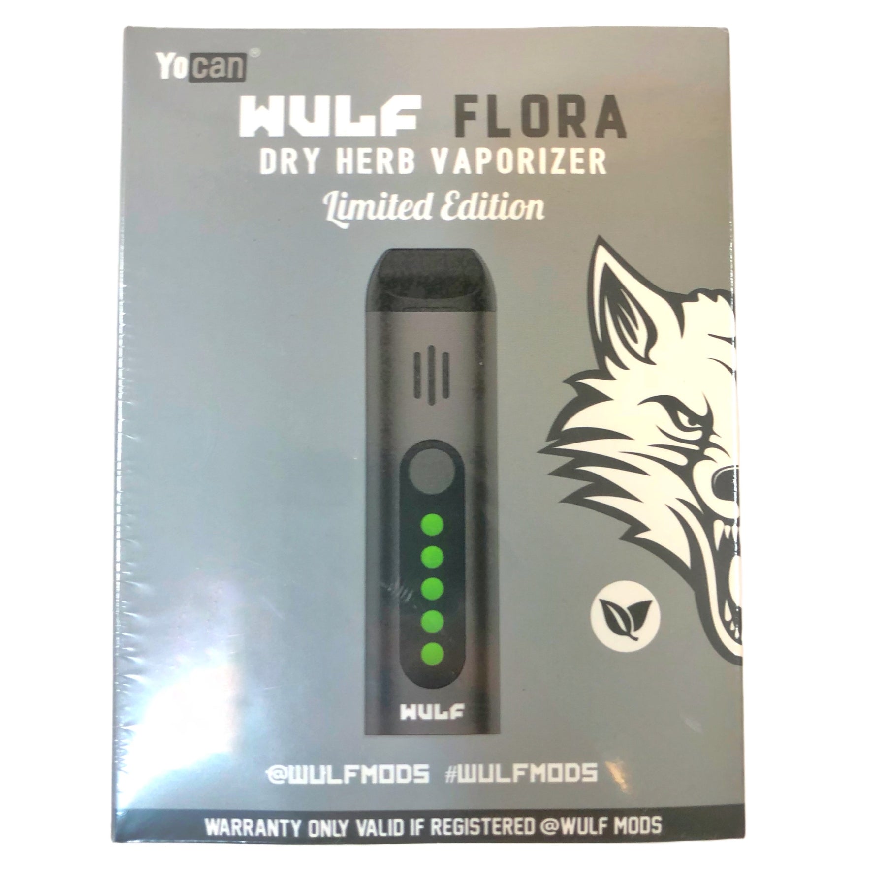 Wulf Flora Dry Herb Vaporizer Color Gray