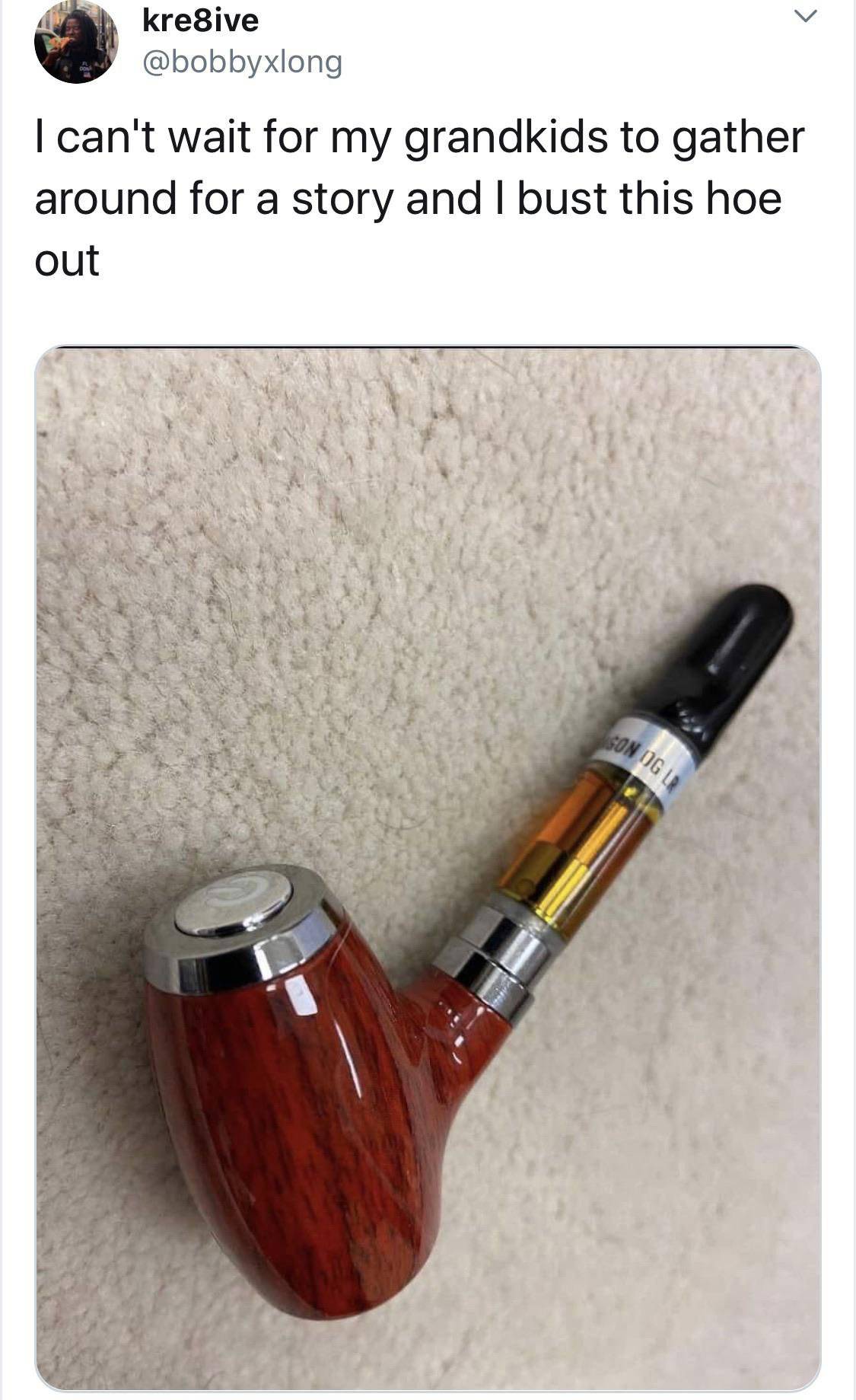 Old School Vintage Style Pipe Battery - Golden Leaf Shop