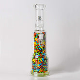 Sense Glass Bong with Resin M&Ms Design