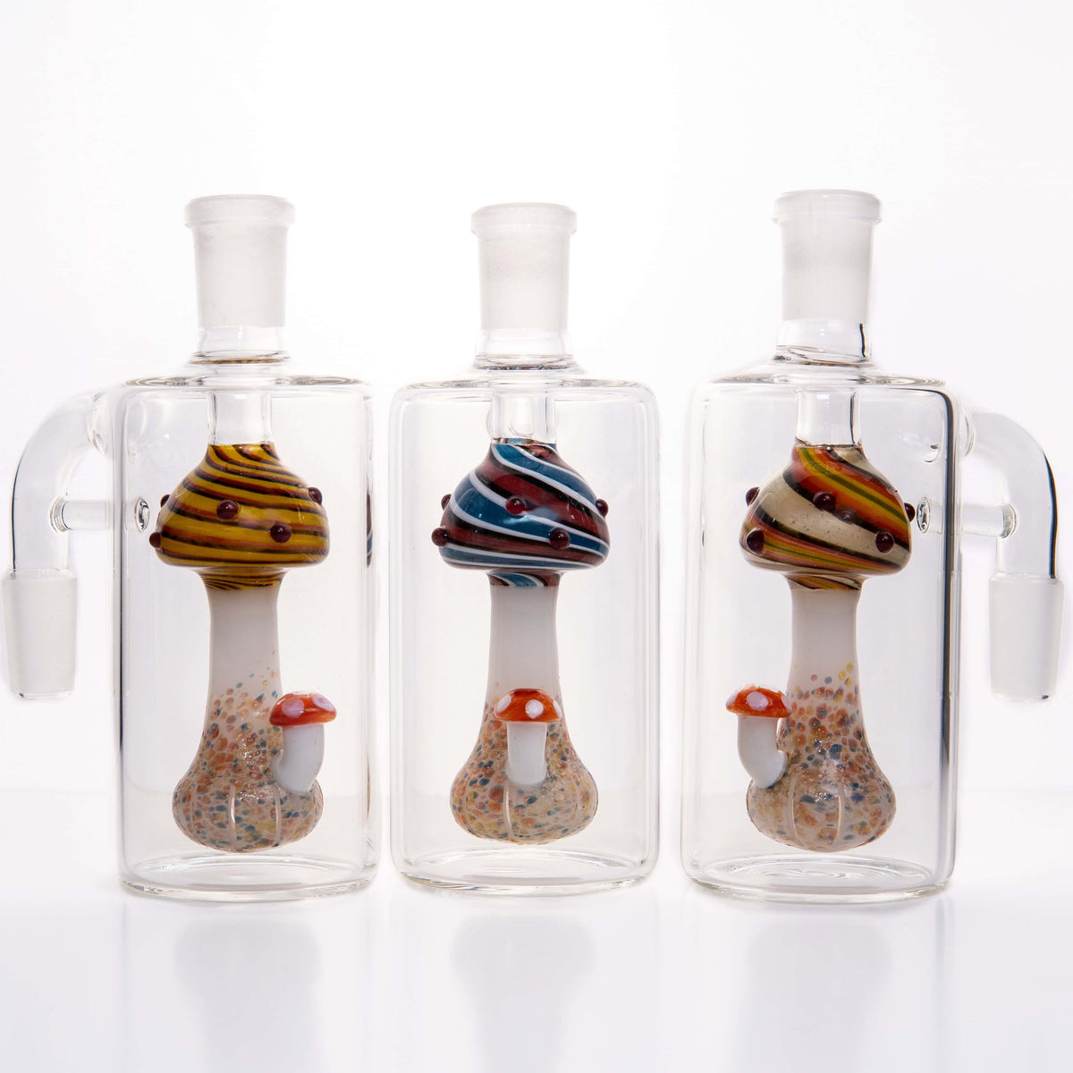 ash catchers with mushroom designs