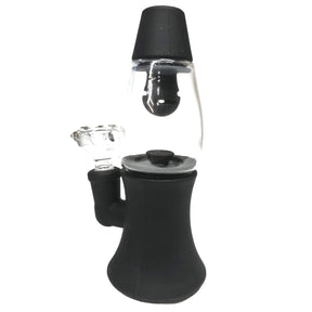 Black Silicone Lava Lamp Bong