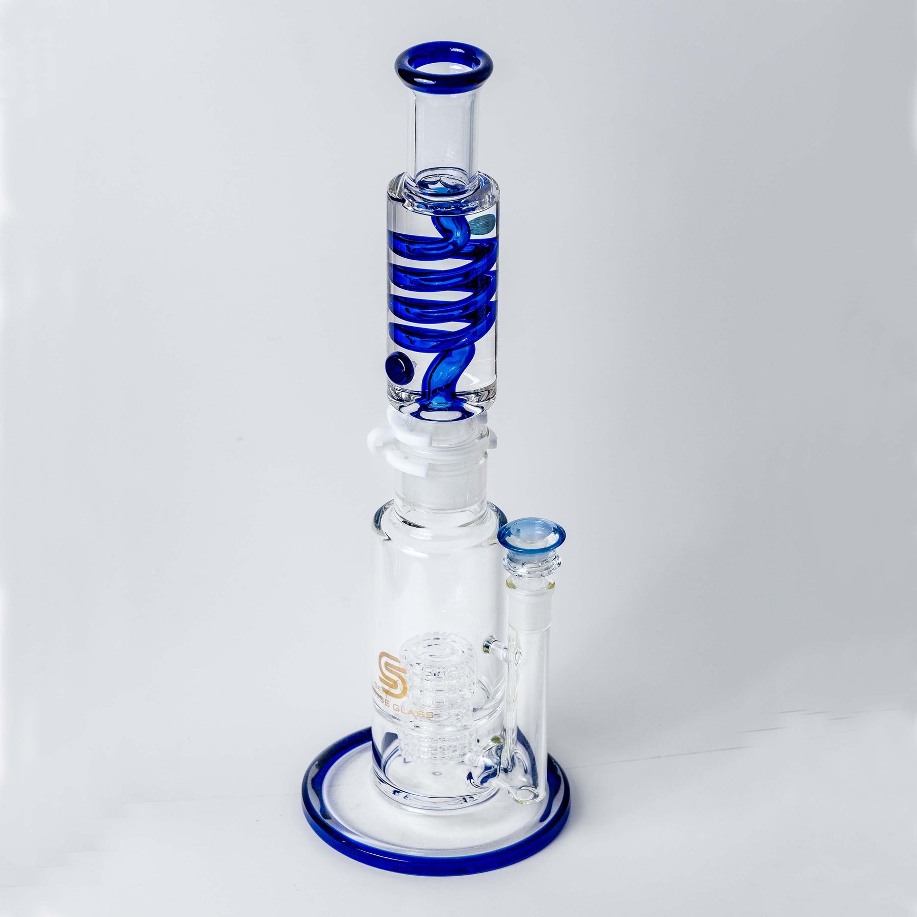 Freezable Coil Bong Side View