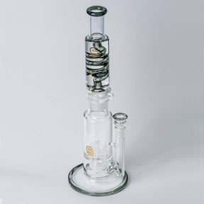 Sense Glass Grey Freezable Coil Bong