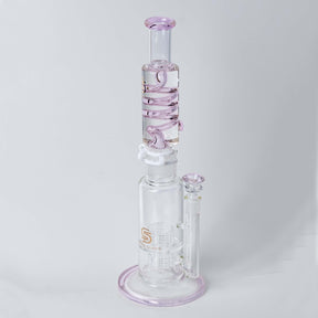 Freezable Coil Bong Pink