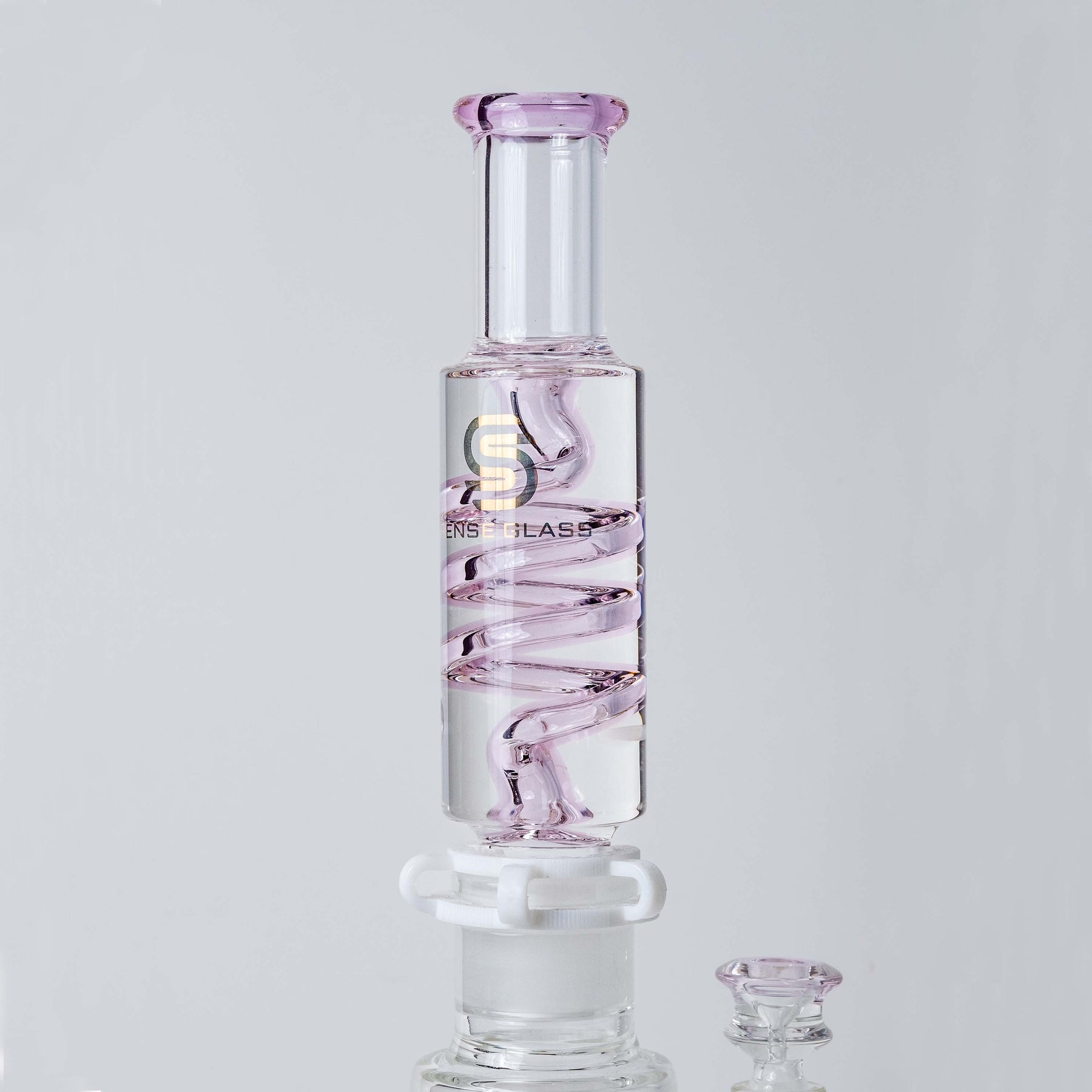 Close Up of Freezable Coil Bong