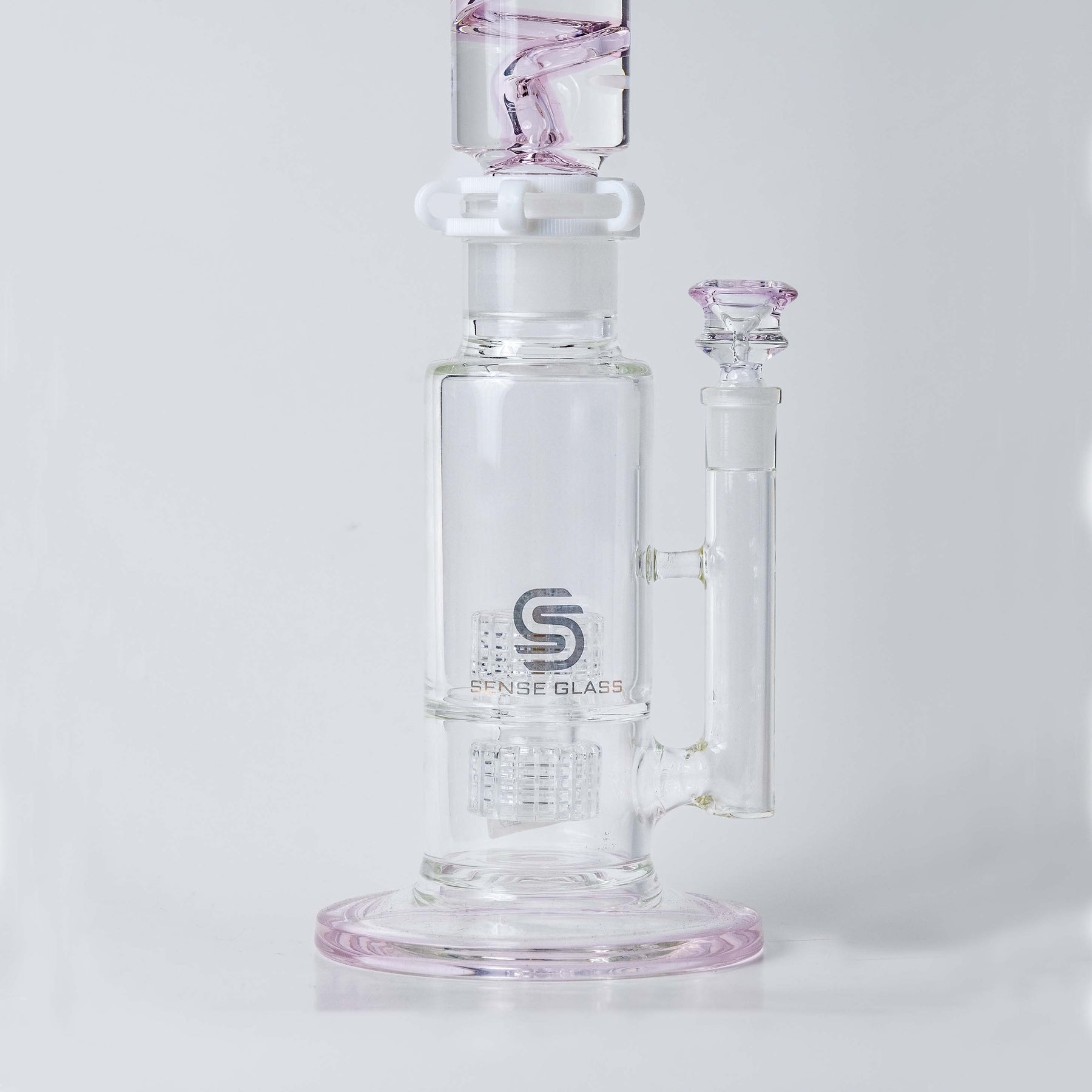 Pink Freezable Coil Bong