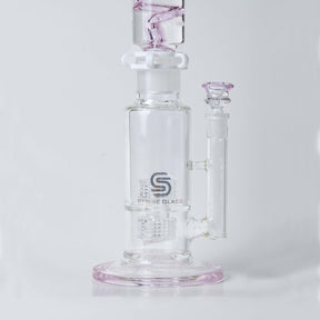 Pink Freezable Coil Bong