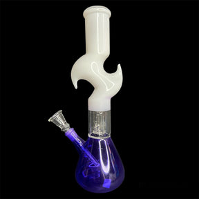 12 Inch Zig Zag Bong with Percolator - Golden Leaf Shop