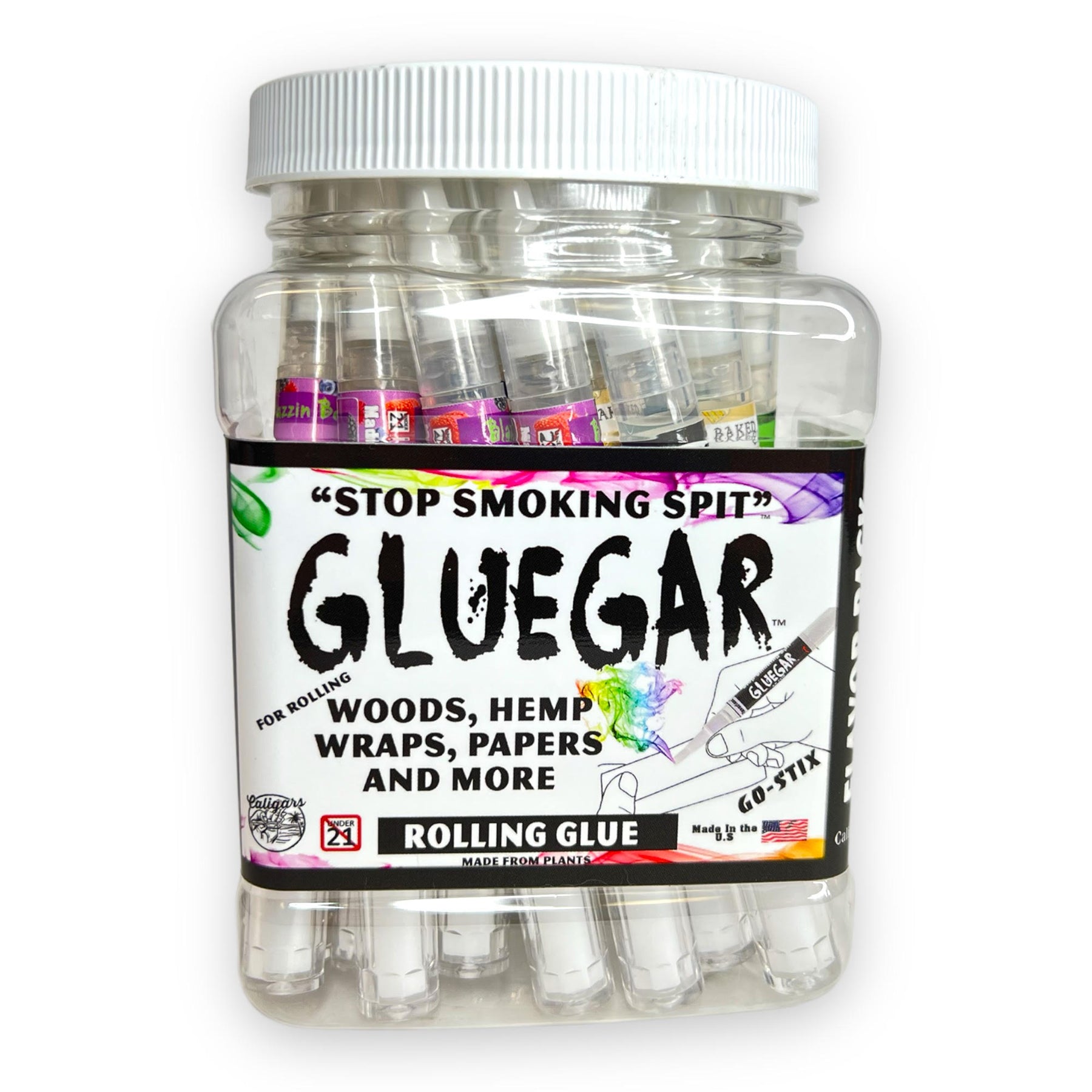 Brush Gluegar Pen Box Display