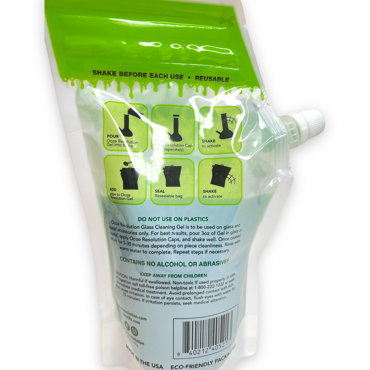 Ooze Resolution Gel Glass Cleaner 