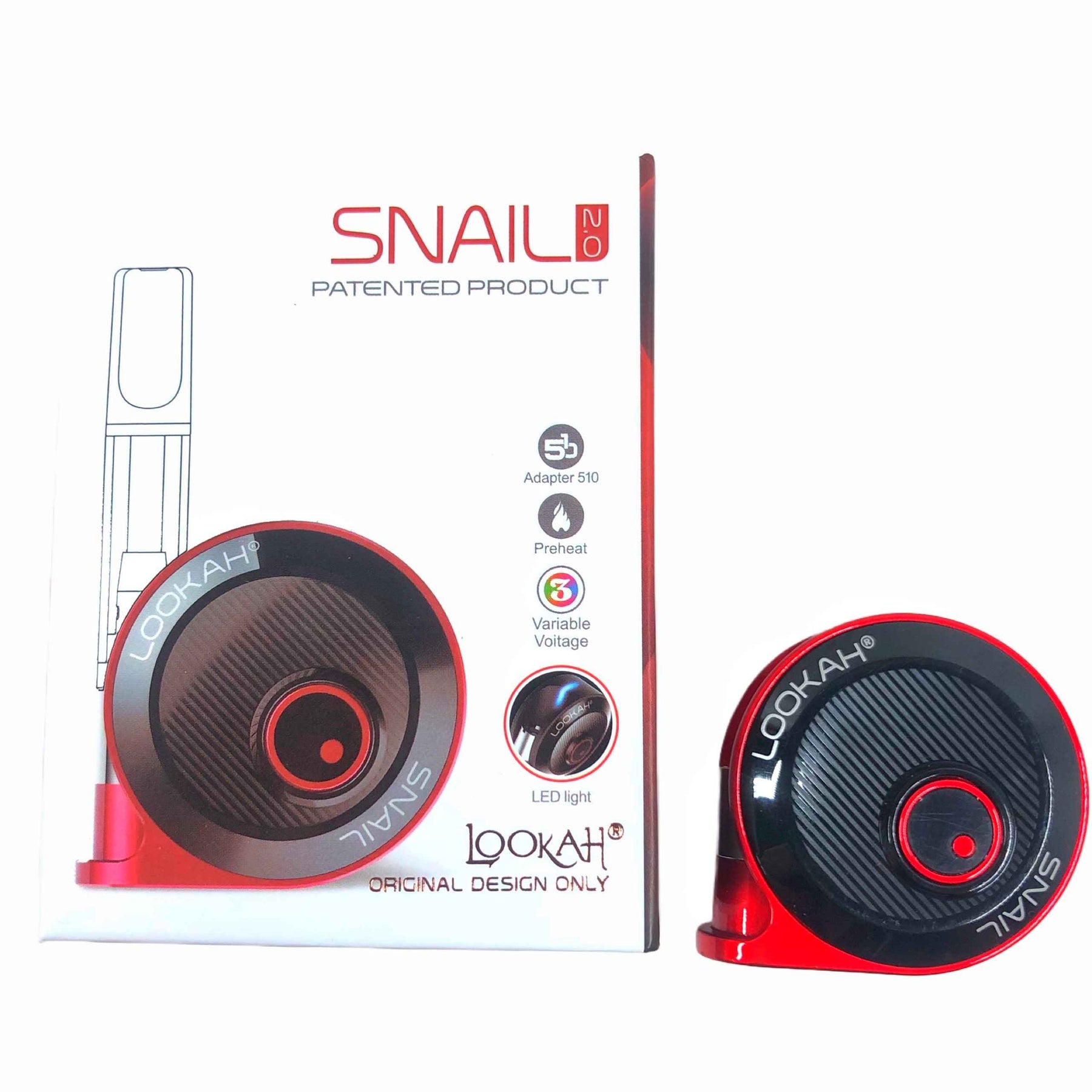 Red 510 Lookah Snail Battery