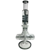 Freezable Glycerin Coil Bong with Inline Percolator by Sense Glass - Golden Leaf Shop