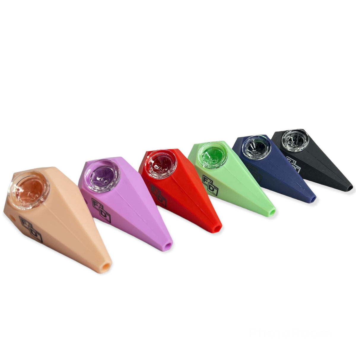 Best quality Faded Daily Silicone Diamond Cut Hand Pipe