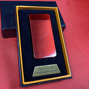 Electric Lighter in red with case
